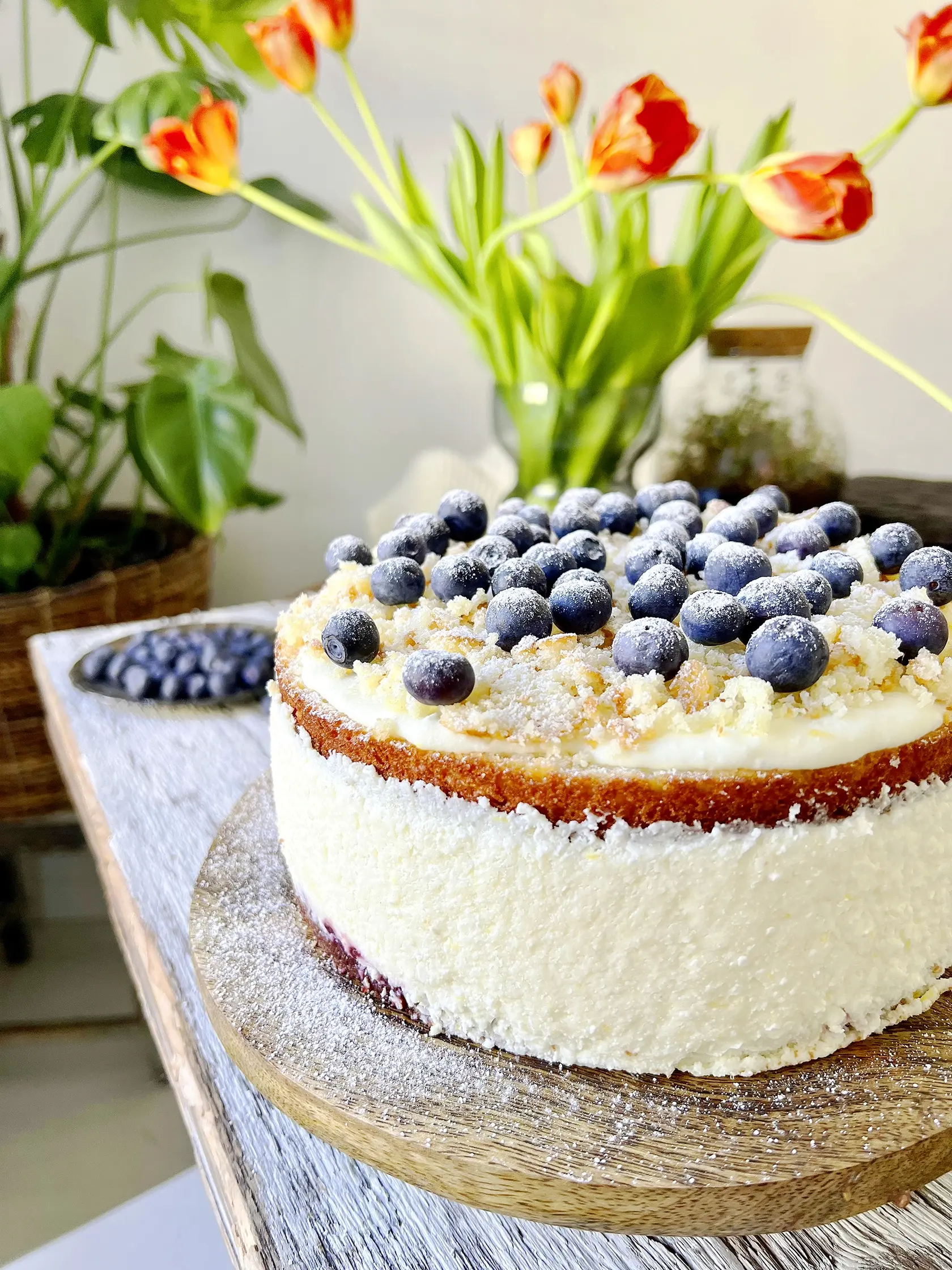 Tvarohová torta bez cukru