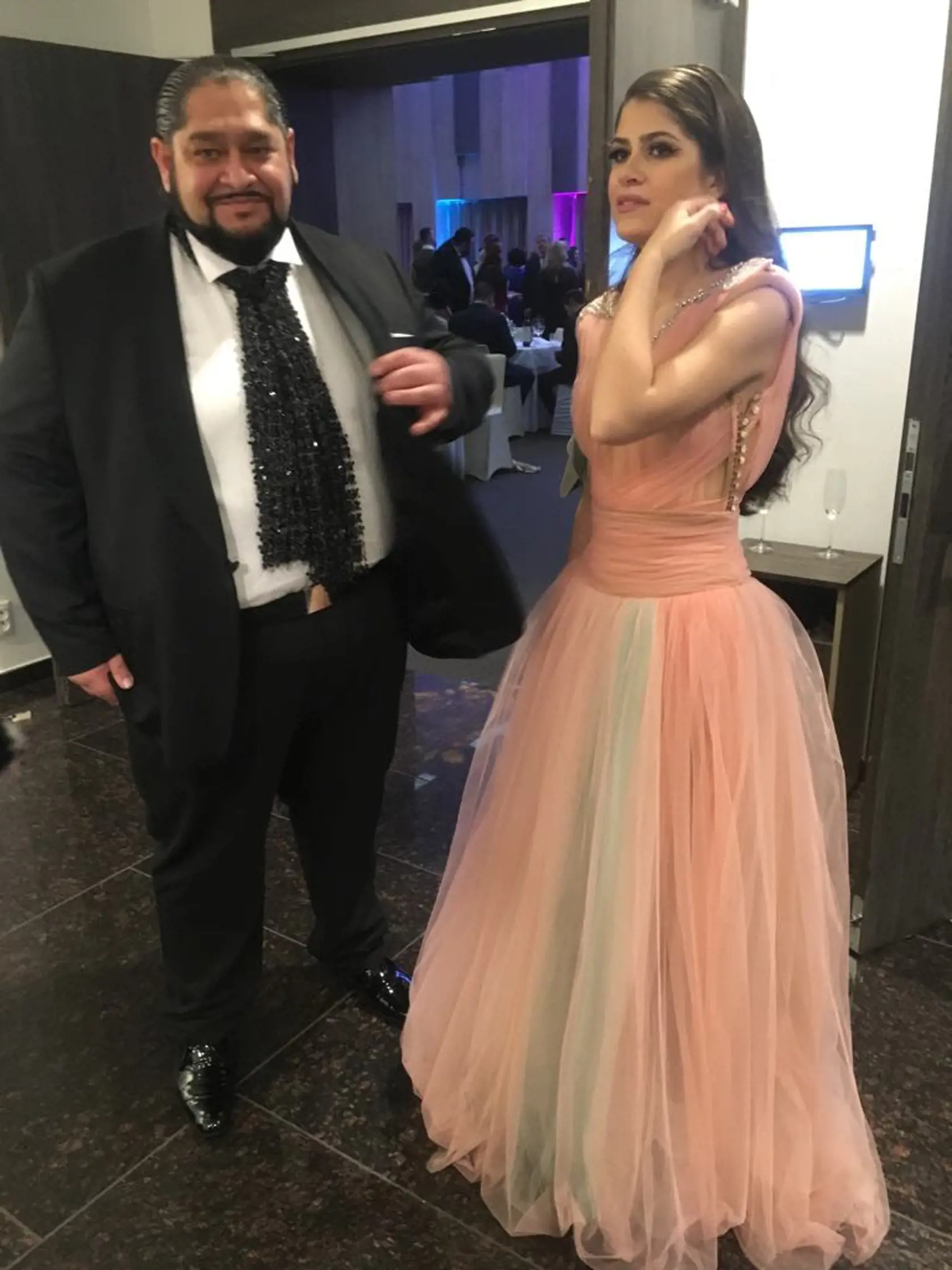 Ernest Šarközi s dcérou Vanessou