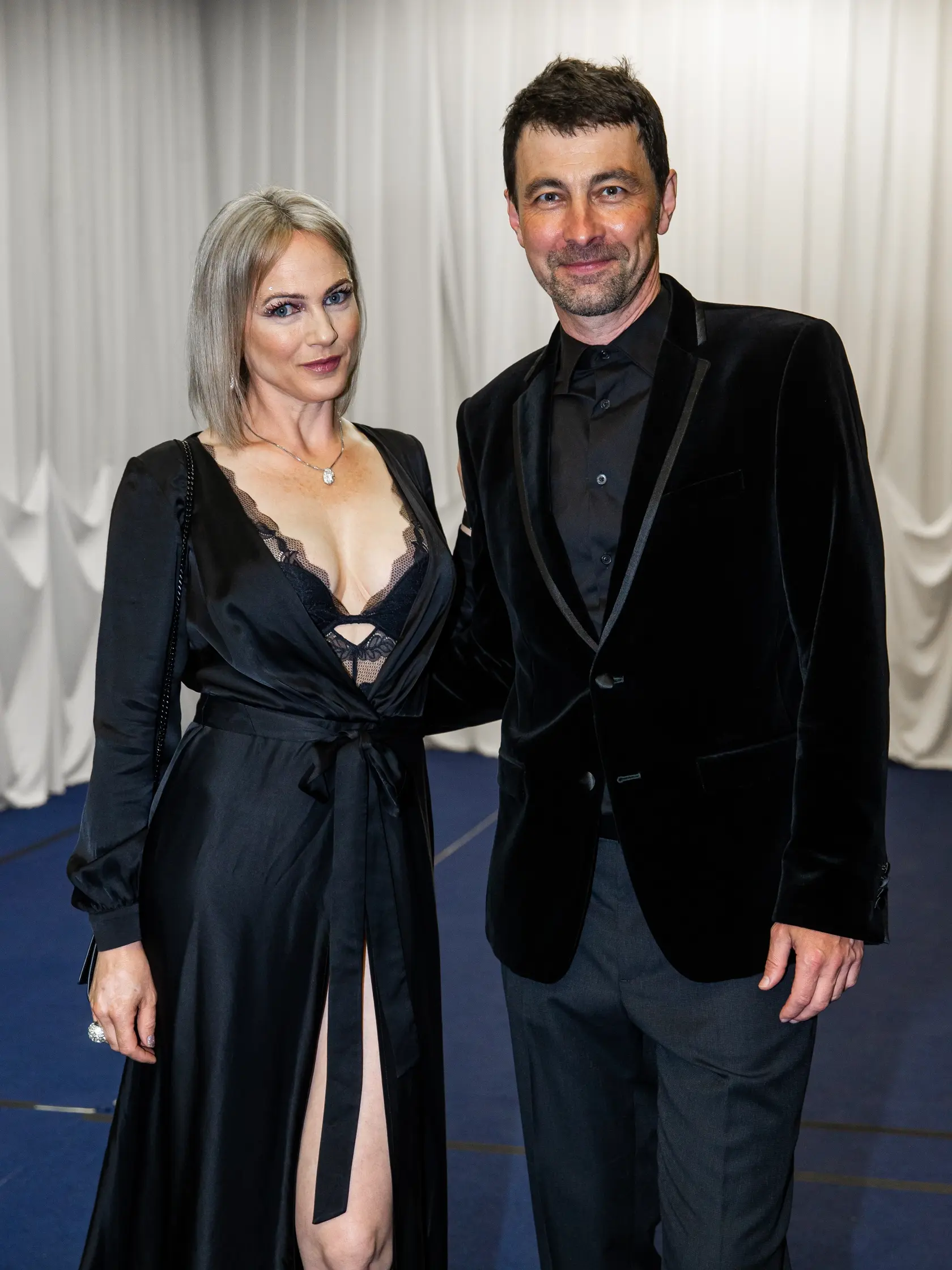 Galavečer Social Awards Slovakia "SOWA" v Bratislave. Na snímke Adriana Poláková a Daro Richter.