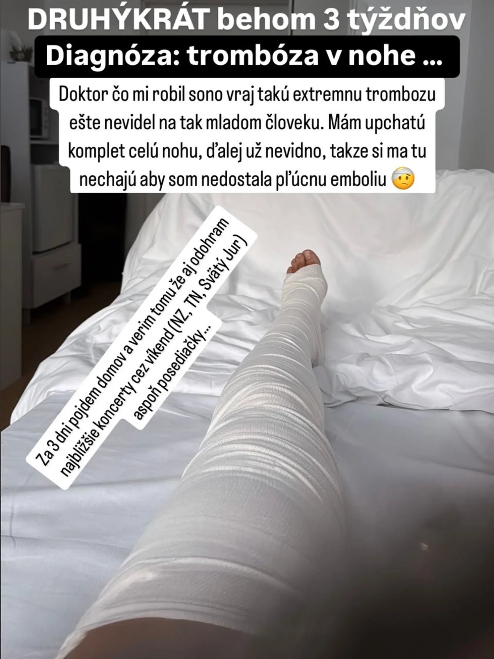 Sima ešte v pondelok verila, že cez víkend odohrá koncerty. Žiaľ, najnovšie oznámila, že to nebude možné...