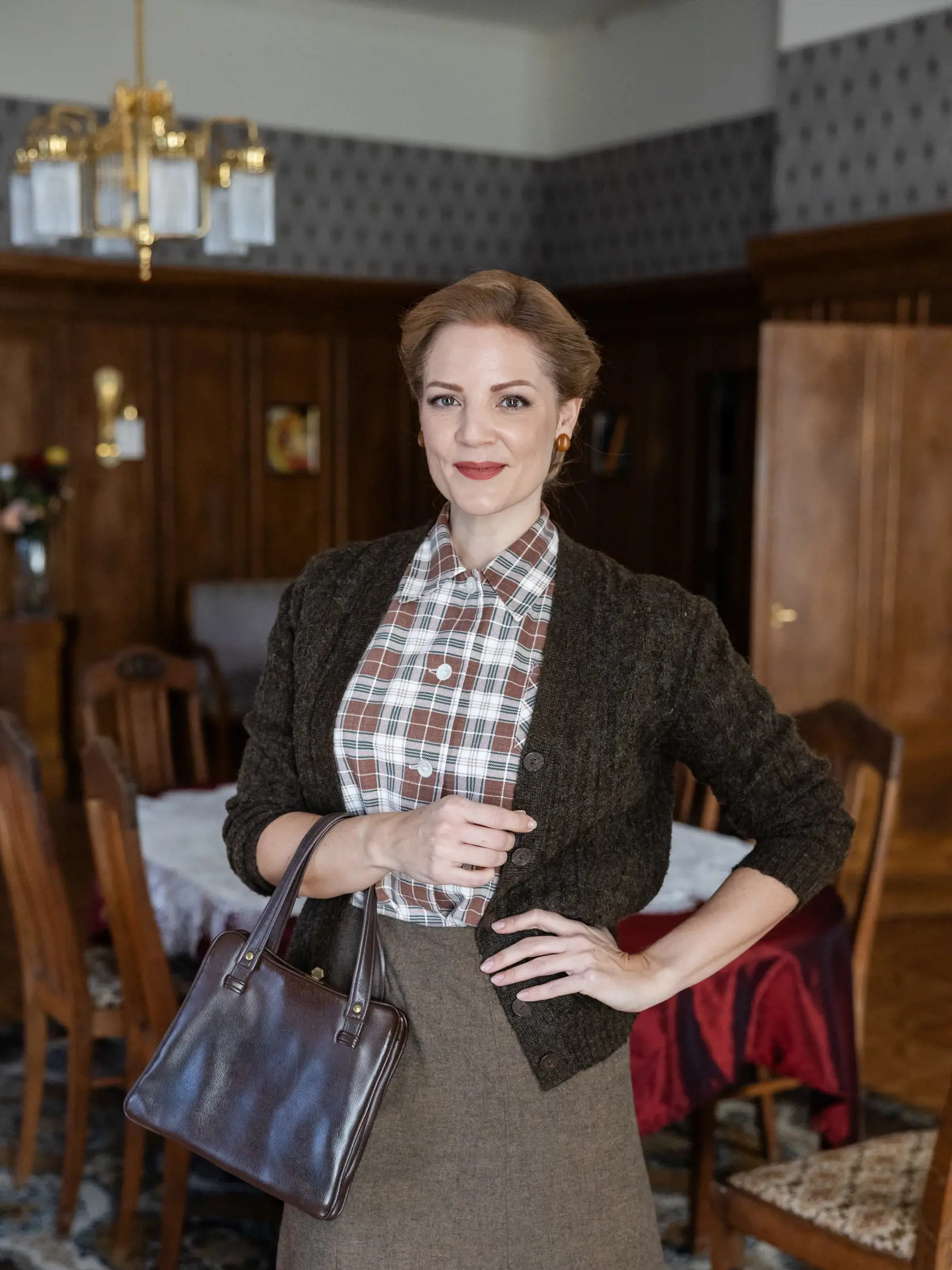 Barbora Chlebcová ako Tereza Lapšanská v seriáli Dunaj, k vašim službám.