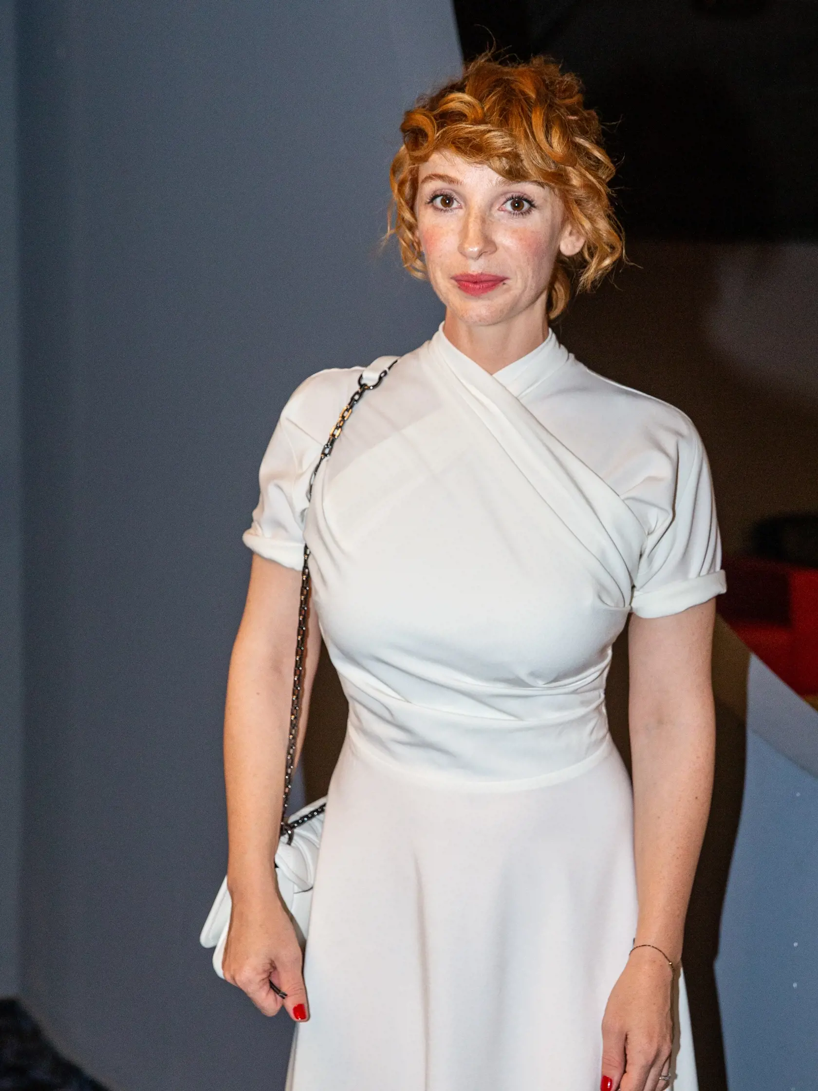 Premiéra nového madarského filmu “Snúbenec alebo milenec?”, v ktorom hrá v hlavnej úlohe herečka Vica Kerekes. Na snímke je Vica Kerekes. 