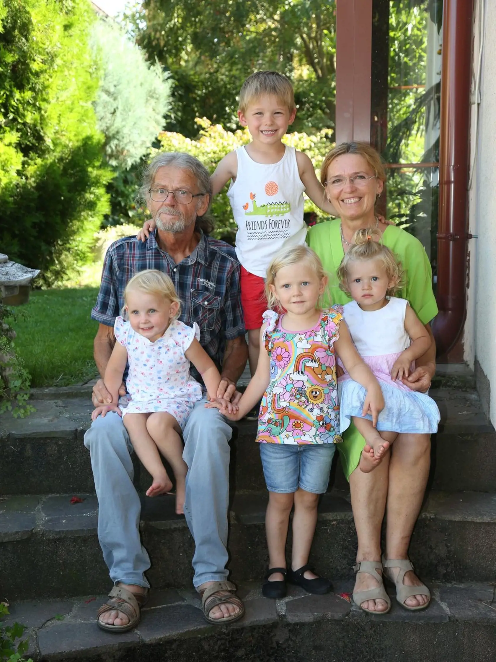 Vladimír Klčo s rodinou.