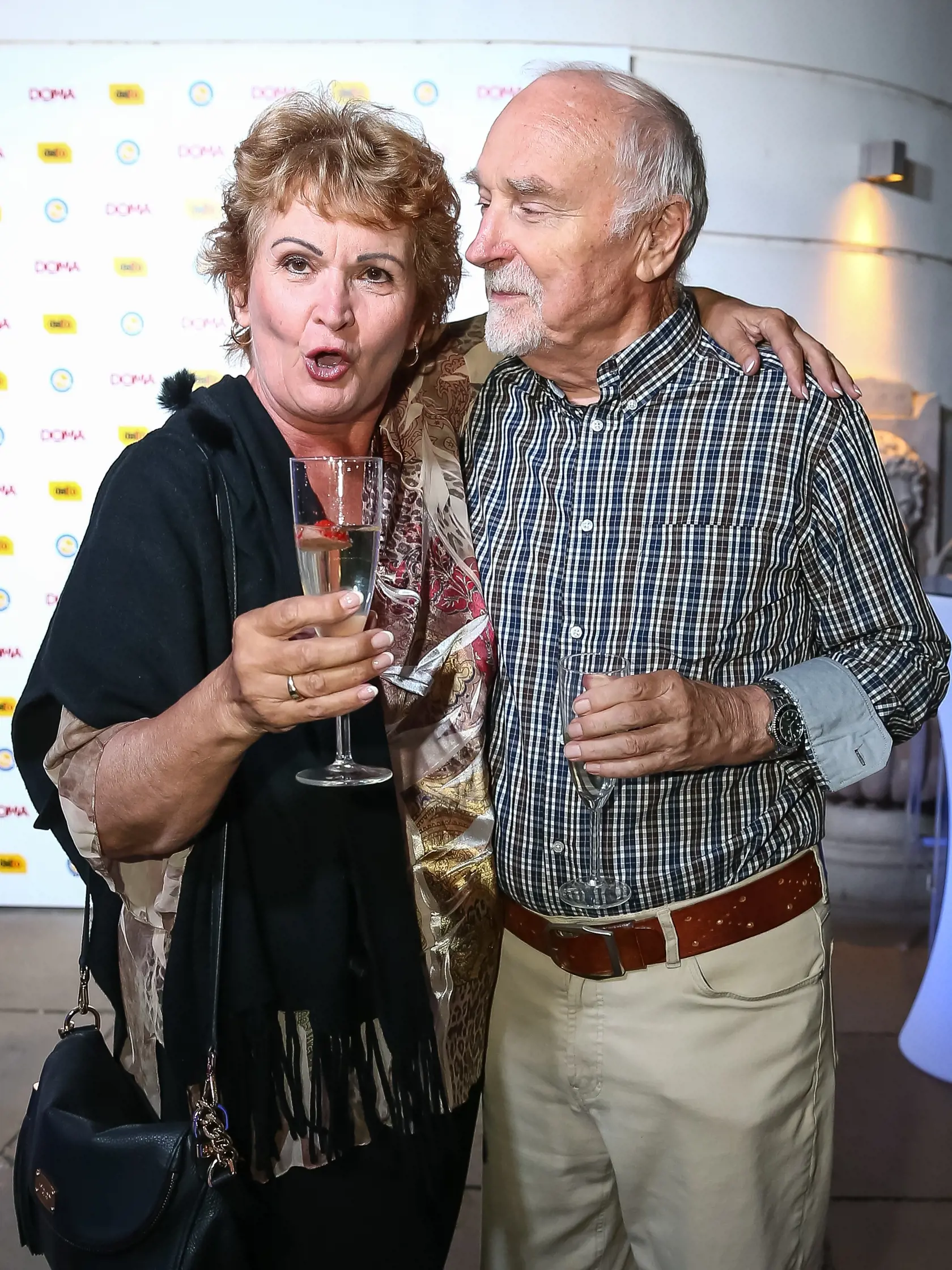 Herec Ivan Letko a Gizka Oňová.