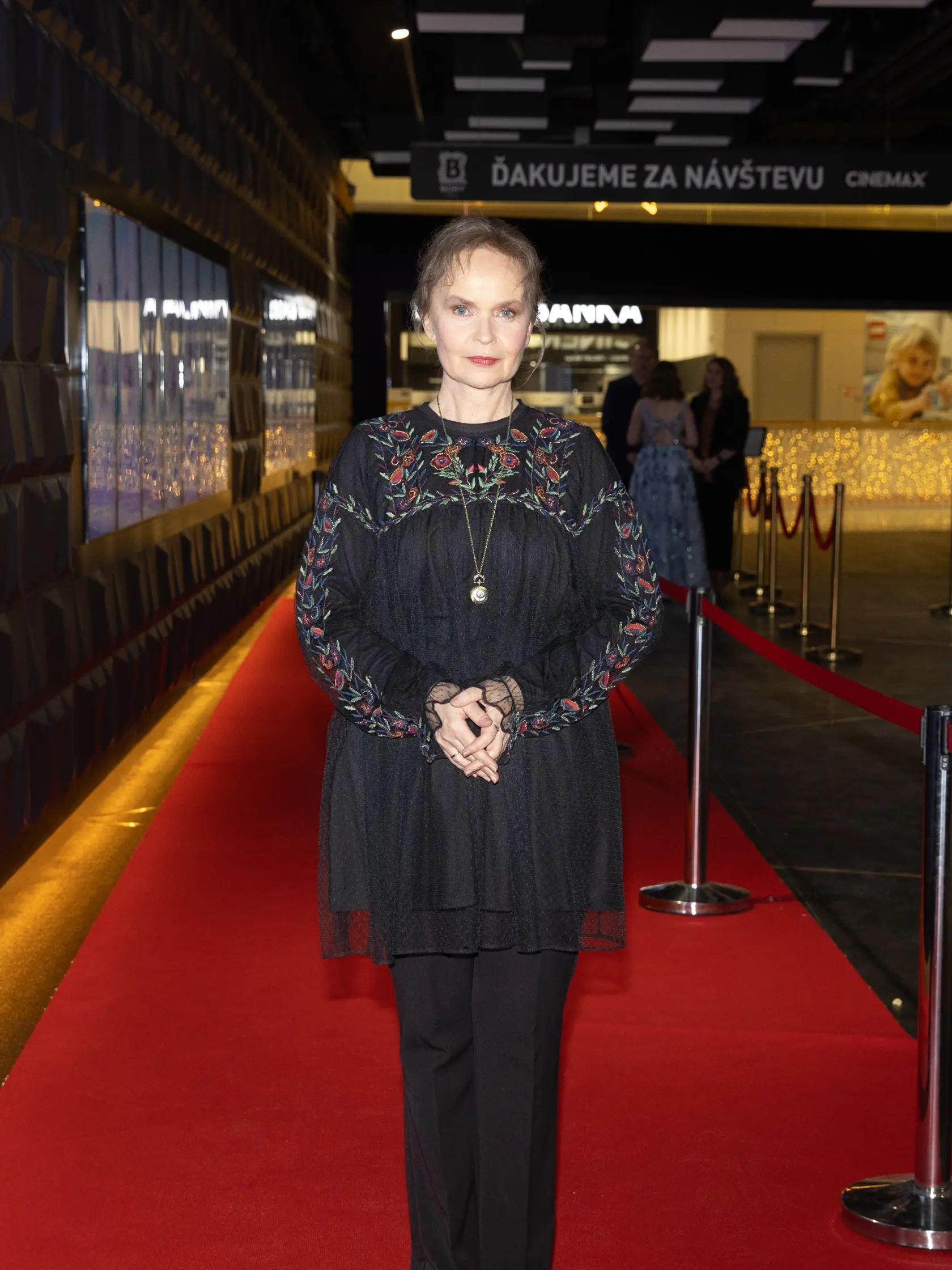 Petra Vančíková-Kolevská na premiére filmu Perinbaba a dva svety.