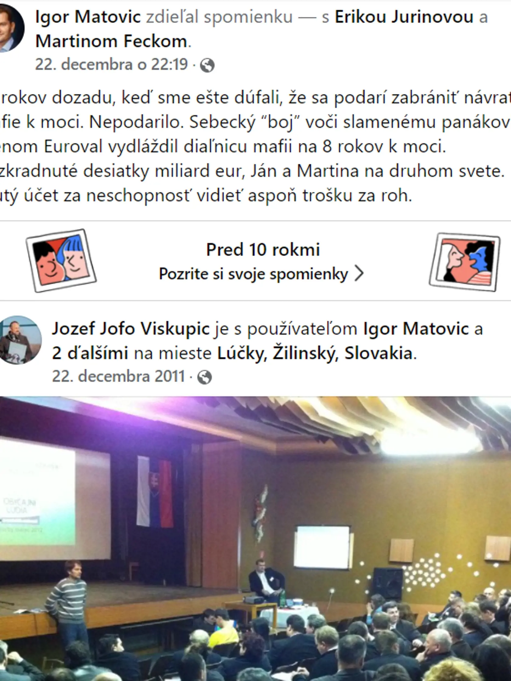 Náklad Richardovi Sulíkovi tesne pred Vianocami.