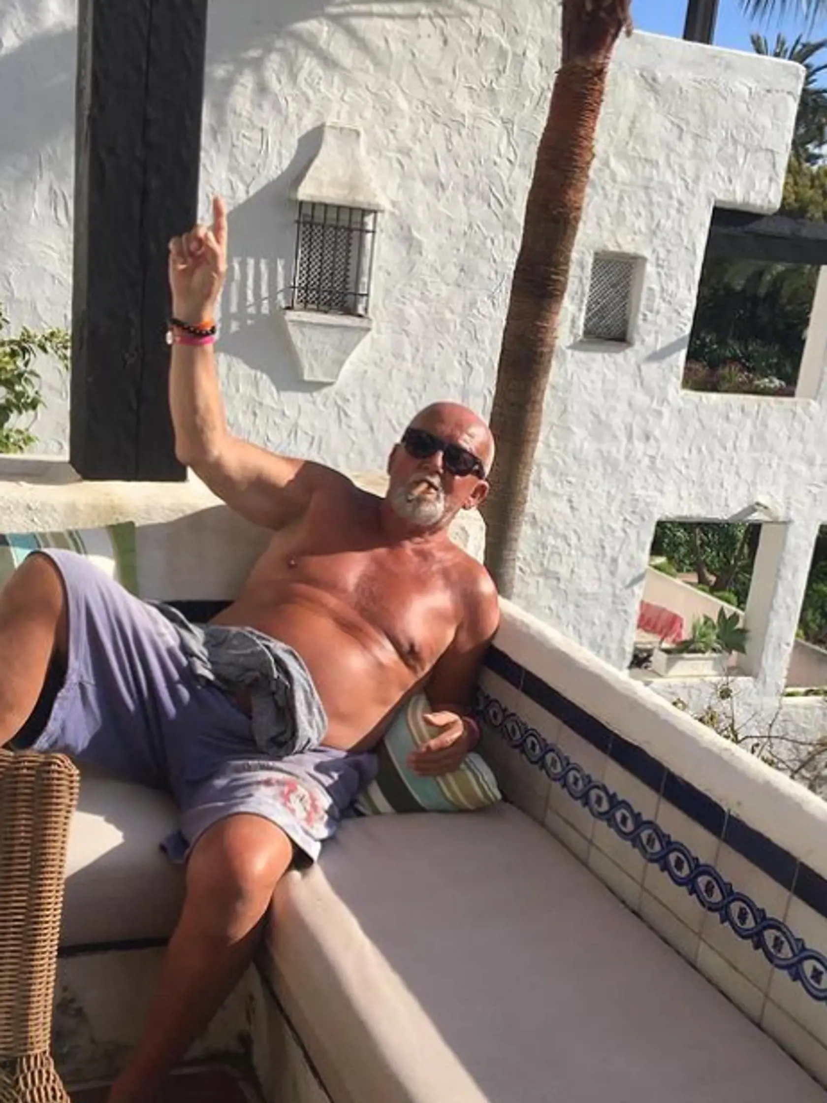 Belohorcovej otec takto relaxuje.
