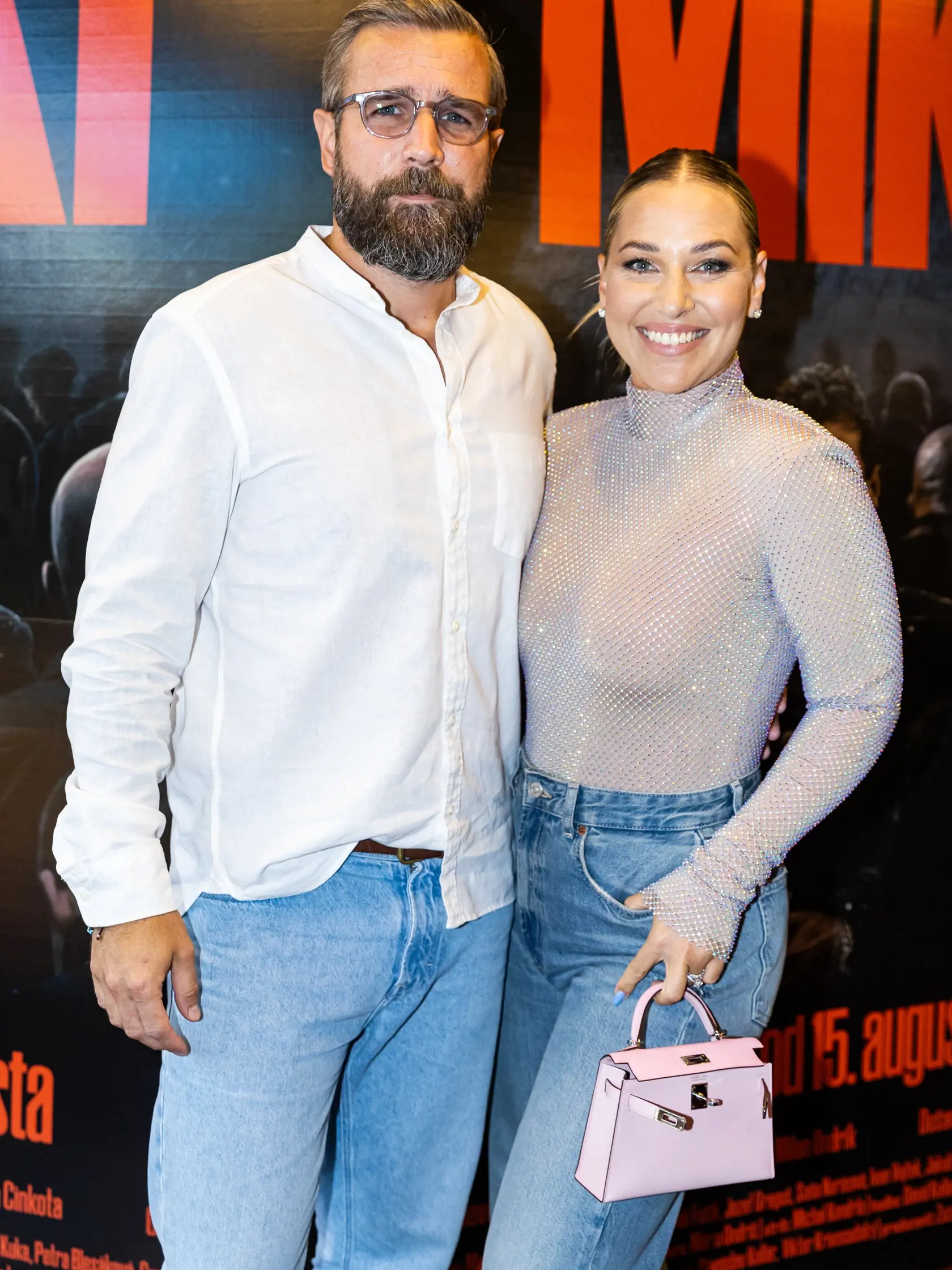 Premiéra filmu “MIKI” v Bratislave. Na snímke Dominika Cibulková s manželom Michalom Navarom.