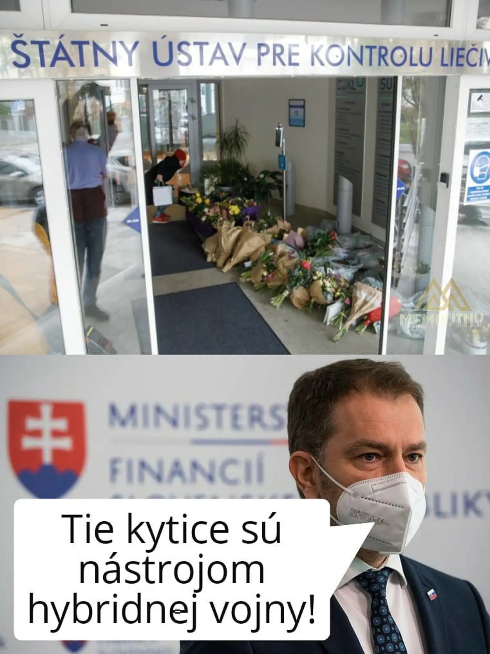Po tom, ako minister financií Igor Matovič kritizoval šéfku ŠÚKL Zuzanu Baťovú, prišlo jej na úrad množstvo kytíc.