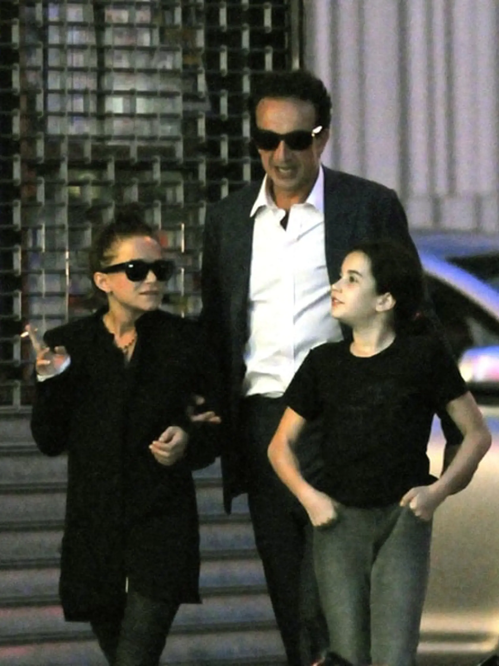 Mary-Kate Olsen s Olivierom a jeho dcérou.