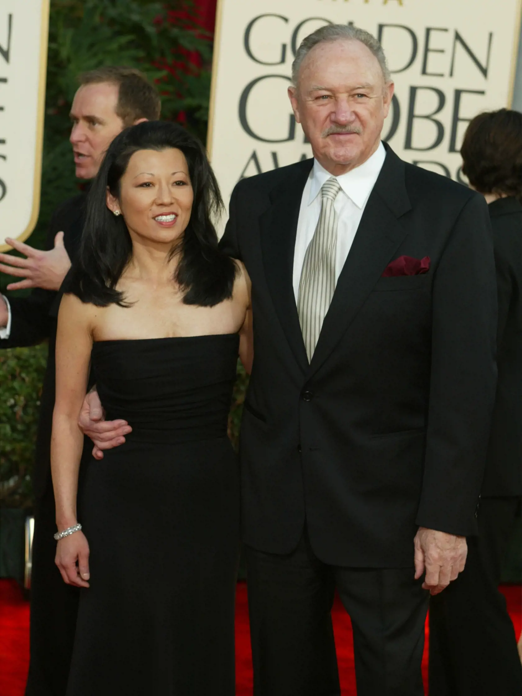Gene Hackman s manželkou v roku 2003 pri príležitosti udeľovania Zlatých glóbusov. 