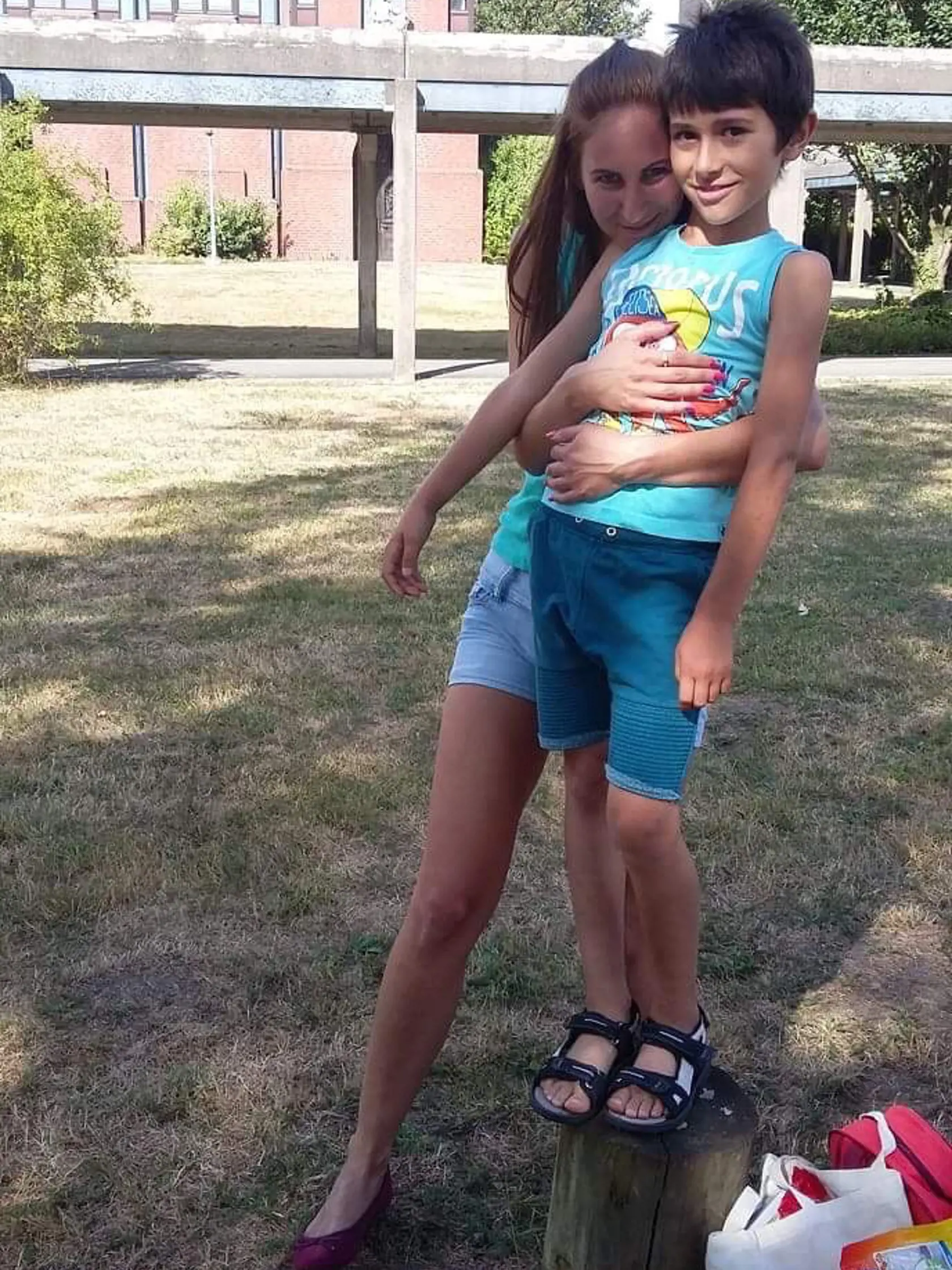 Miško sa potešil stretnutiu s tetou Tonkou.