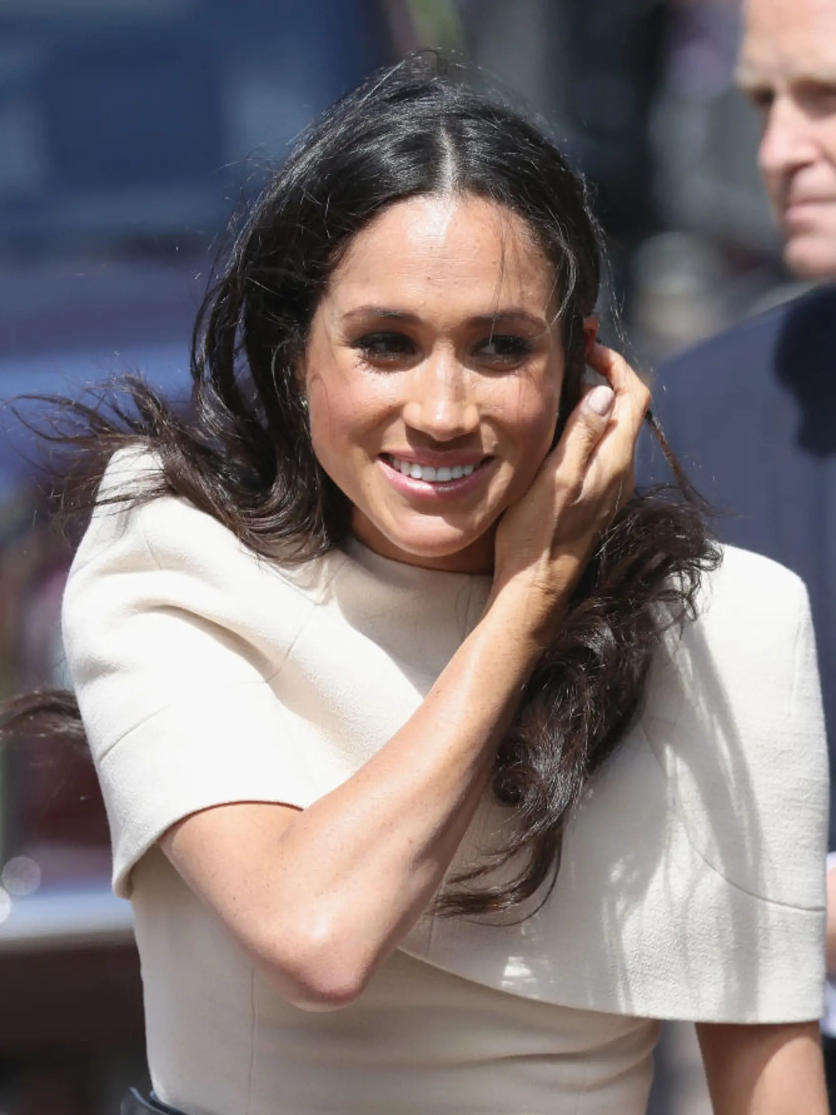 CHESTER, ENGLAND - JUNE 14:  Queen Elizabeth II and Meghan, Duchess of Sussex visit Chester Town Hall on June 14, 2018 in Chester, England. Meghan Markle married Prince Harry last month to become The Duchess of Sussex and this is her first engagement with the Queen. During the visit the pair will open a road bridge in Widnes and visit The Storyhouse and Town Hall in Chester.  (Photo by Chris Jackson/Getty Images)