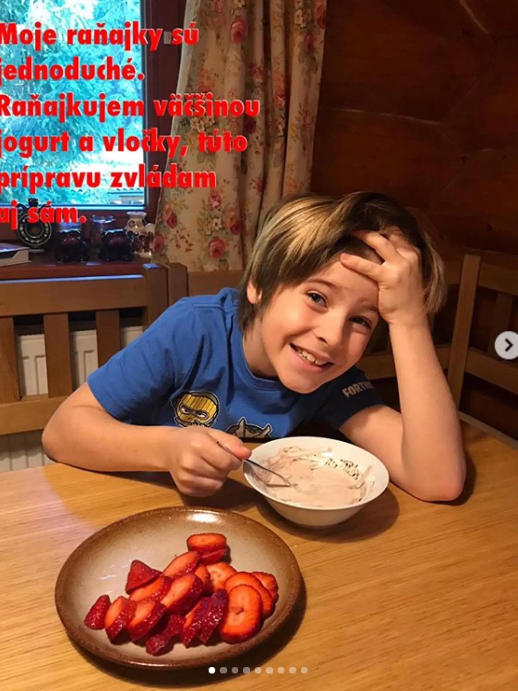 Maroško Baňas alias seriálový Kubko. Doma sa rozhodne nenudí.