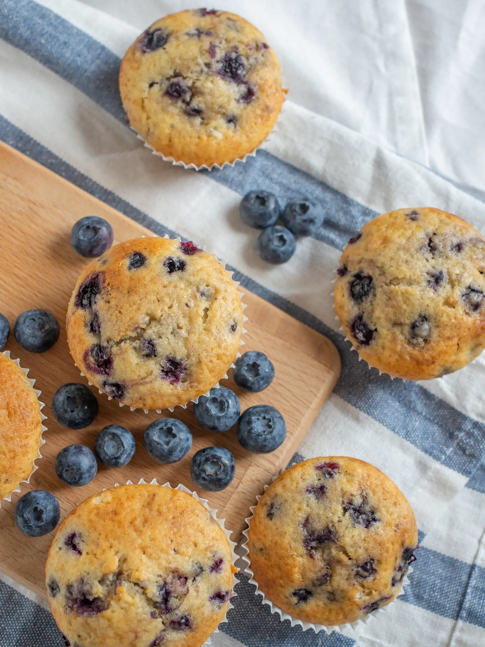 Pripravte na piknik čučoriedkové muffiny.