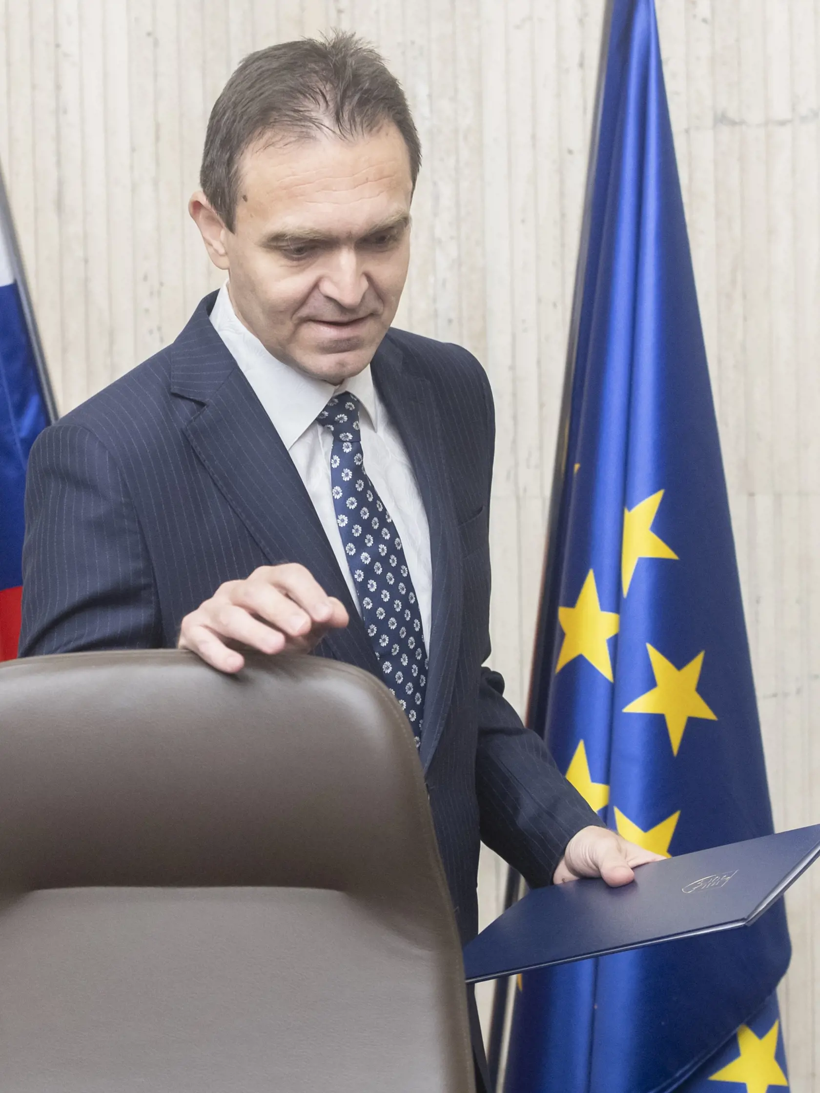 Na snímke dočasne poverený premiér SR Ľudovít Ódor počas 18. zasadnutia vlády SR 4. októbra 2023 v Bratislave. FOTO TASR - Martin Baumann