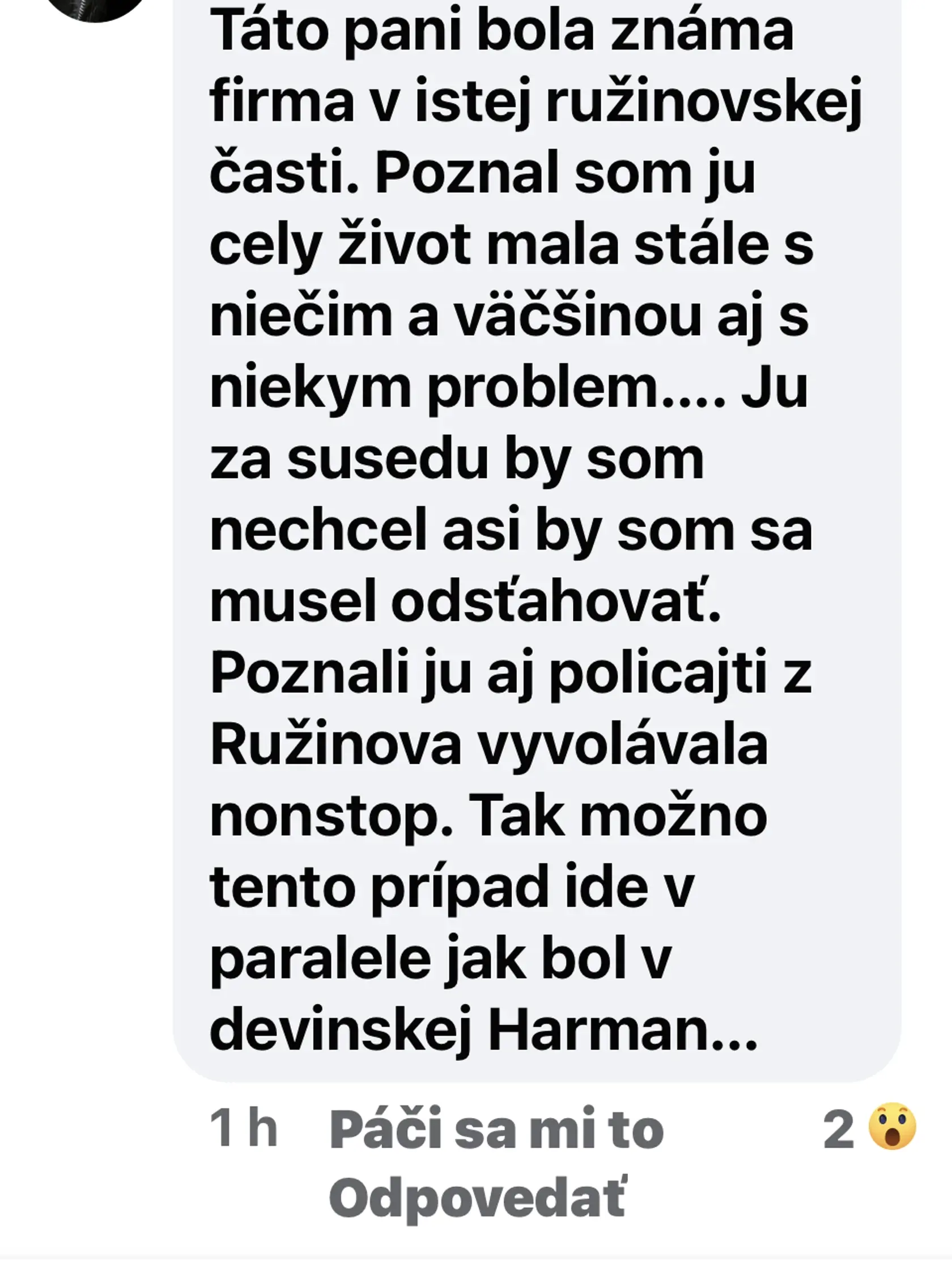 Štefan na sociálnej sieti nešetril kritikou ku nezvestnej žene.