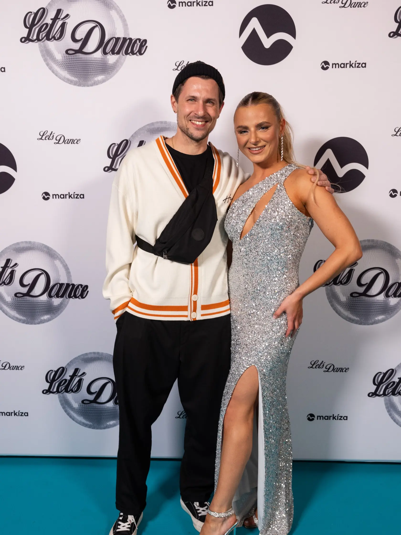 Exkluzívna markizácka párty pred štartom Let’s dance. Na snímke Juraj Loj a Natália Horváthová.
