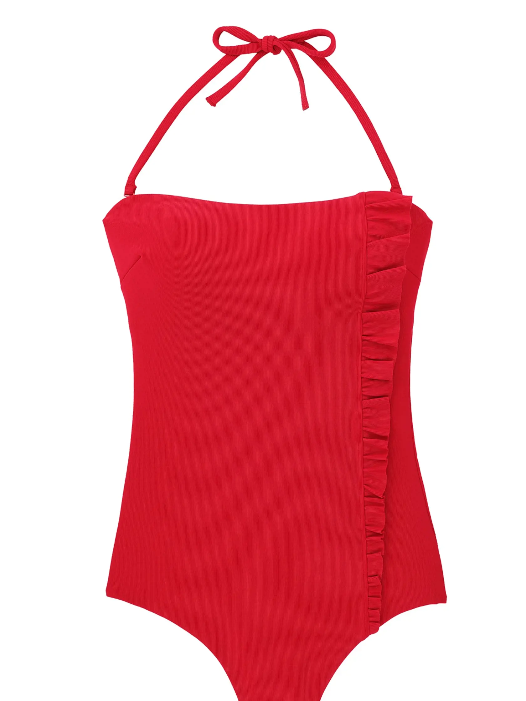 Ako prútik
Červené s volánom: Etam, 39,99 €