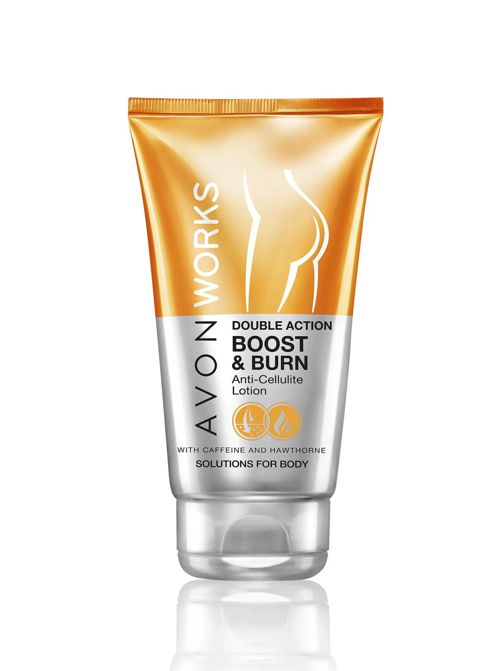 Anticelulitídne telové mlieko s kofeínom a hlohom, AVON, 13,30 €