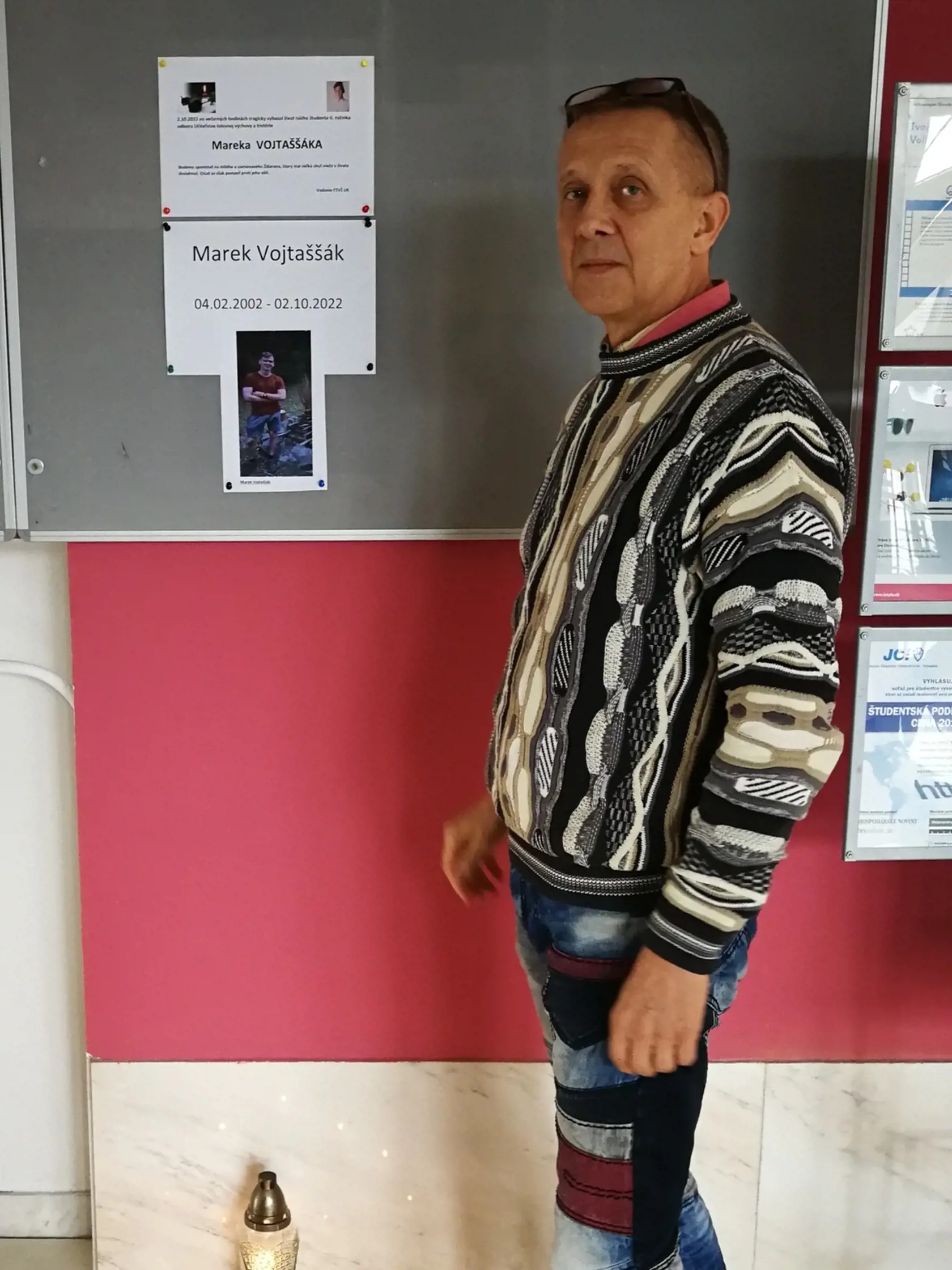 Pietne miesto. Spomienka na Mareka Vojtaššáka.