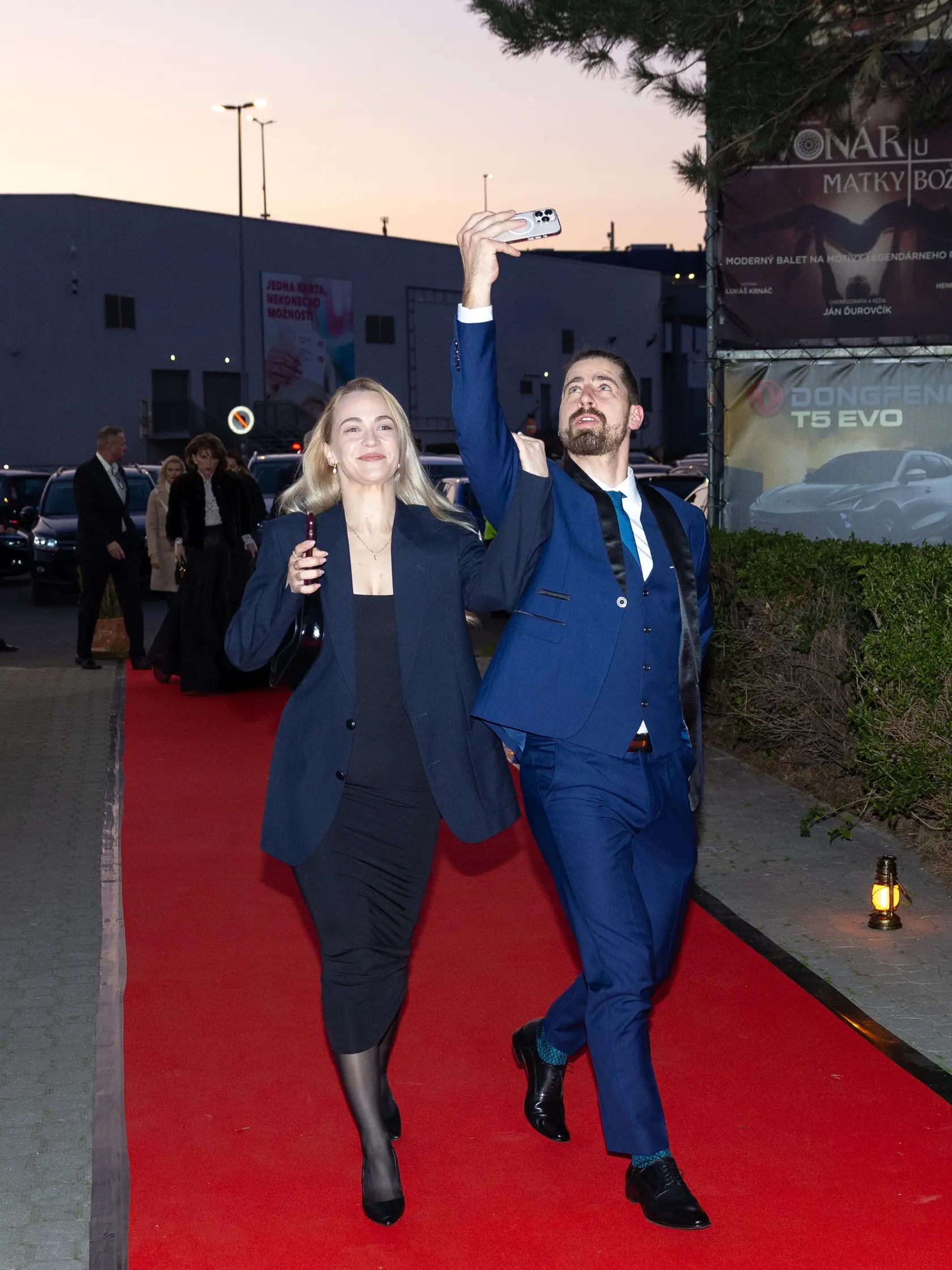 Premiéra moderného baletu Jána Ďurovčíka Zvonár u Matky Božej. Peter Sagan a jeho tanečná partnerka Eliška Lenčešová.