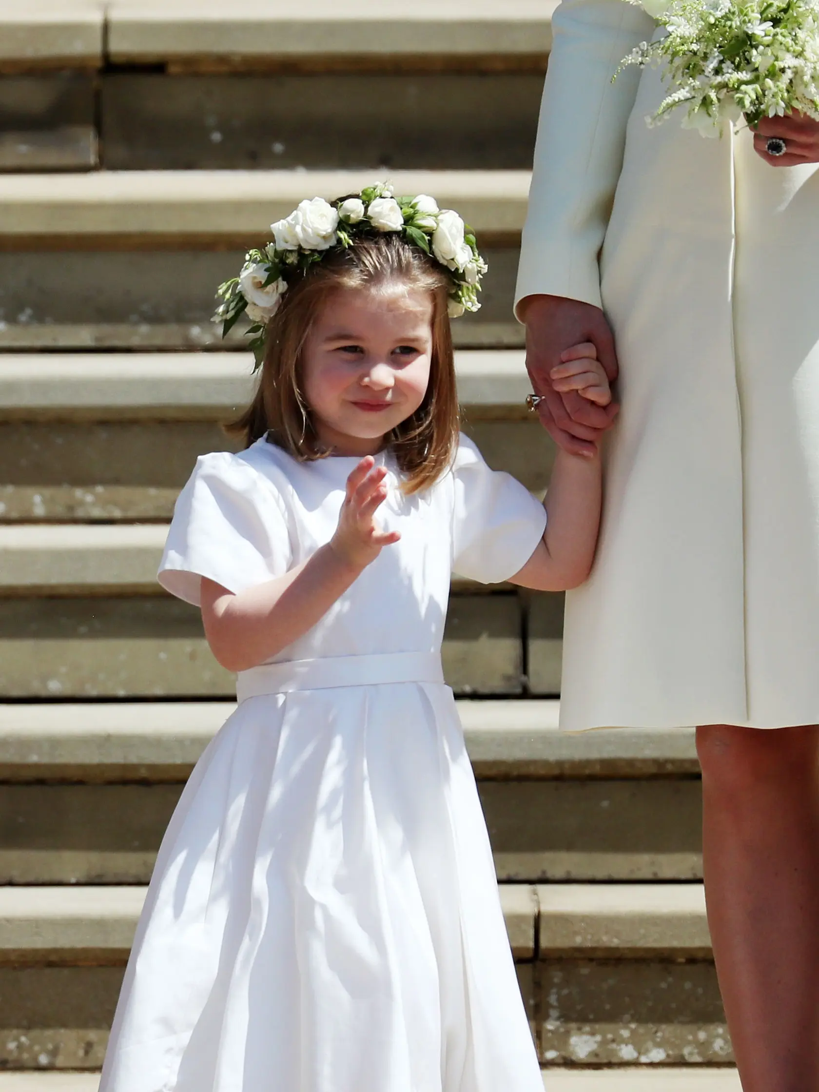 Takéto šaty mala princezná Charlotte na svadbe Harryho a Meghan.