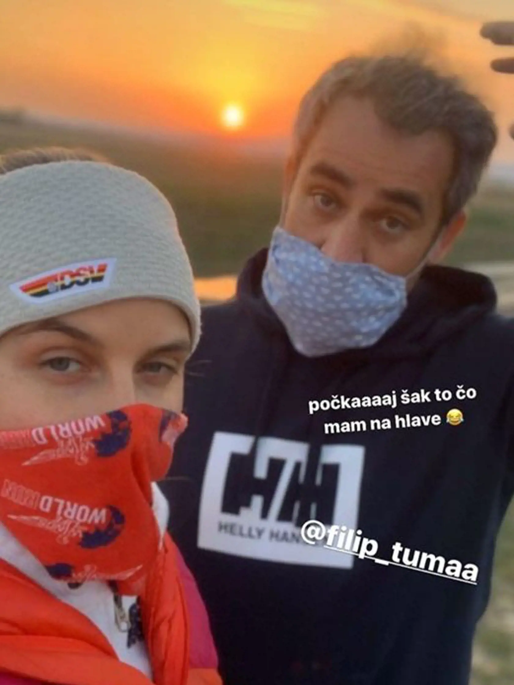 Nela Pocisková a Filip Tůma.