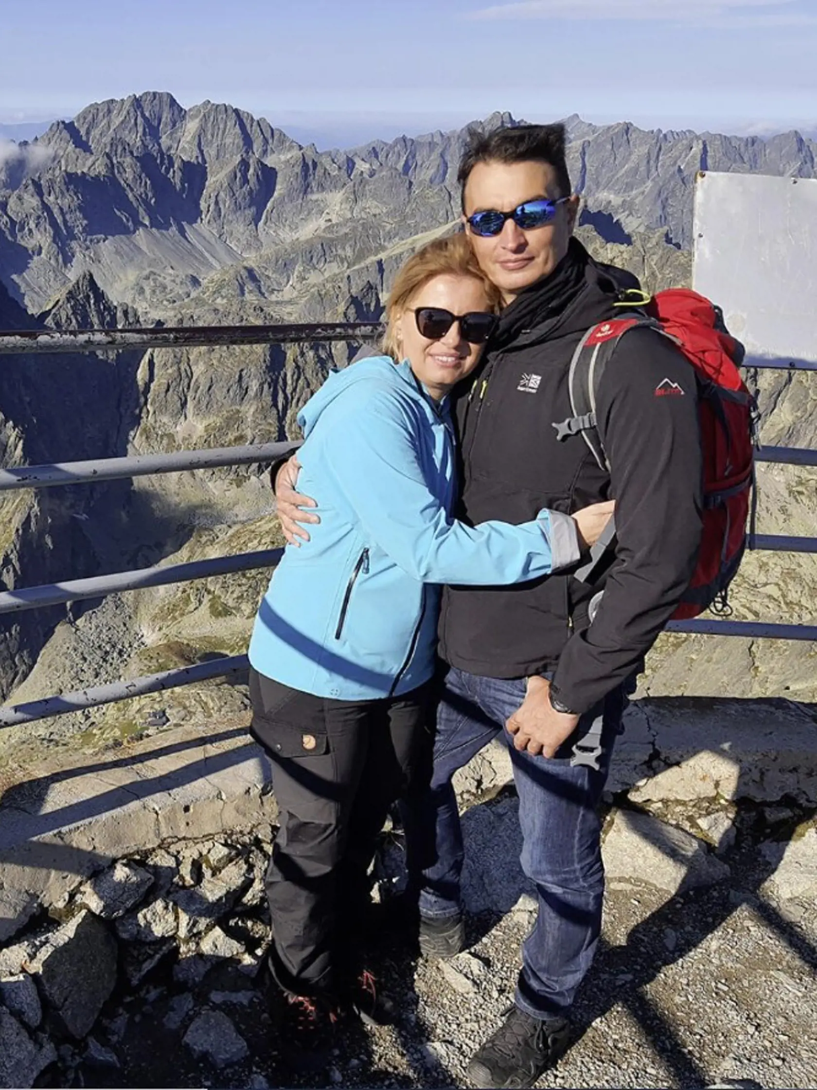 Exprezidentka Čaputová na horách.