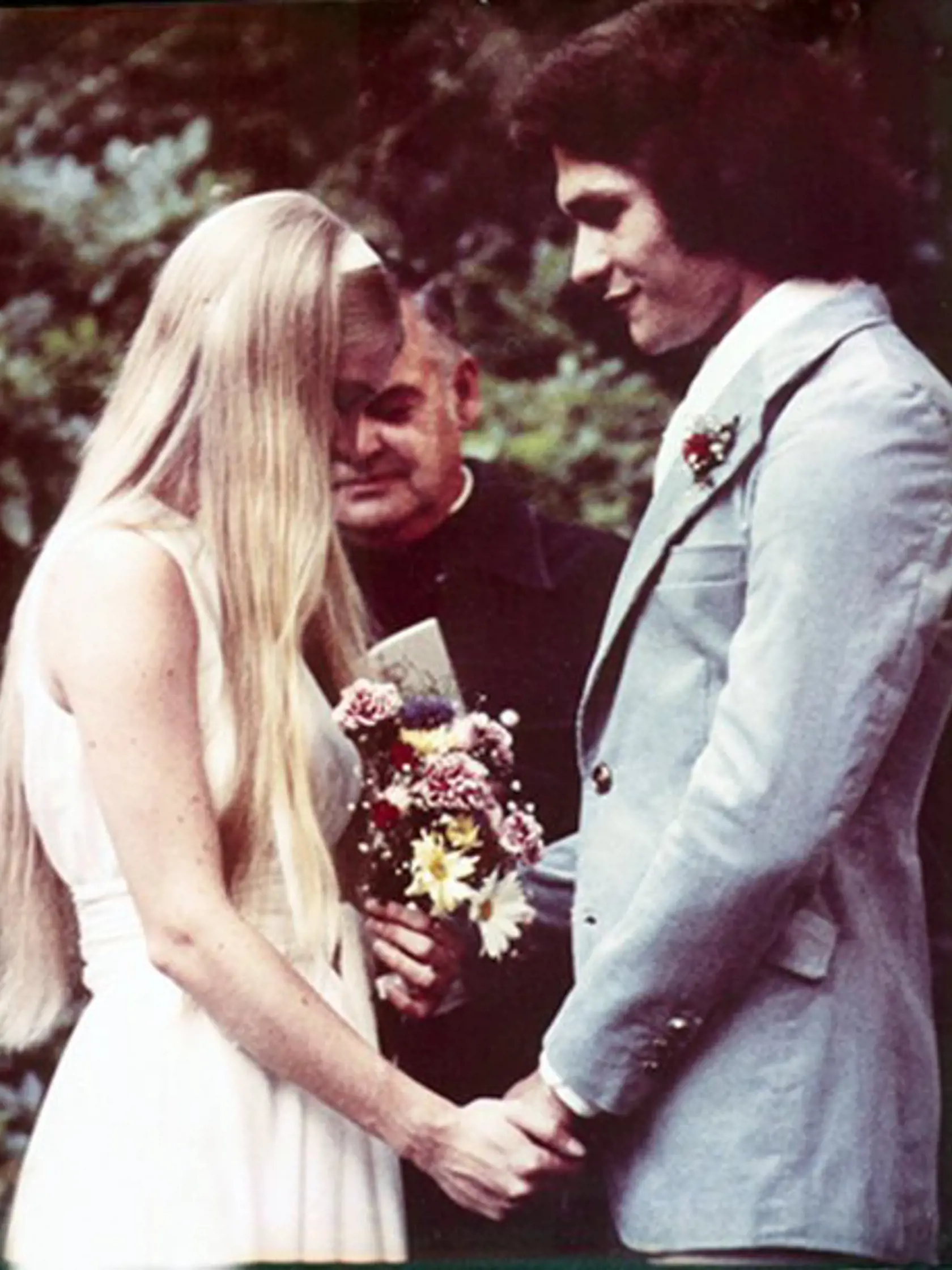 Lisa Niemi a Patrick Swayze na svojej svadbe.