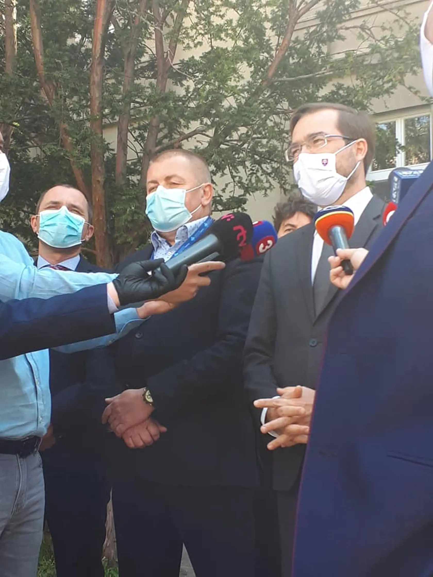 Minister zdravotníctva SR Marek Krajčí na návšteve v Univerzitnej nemocnici v Martine.