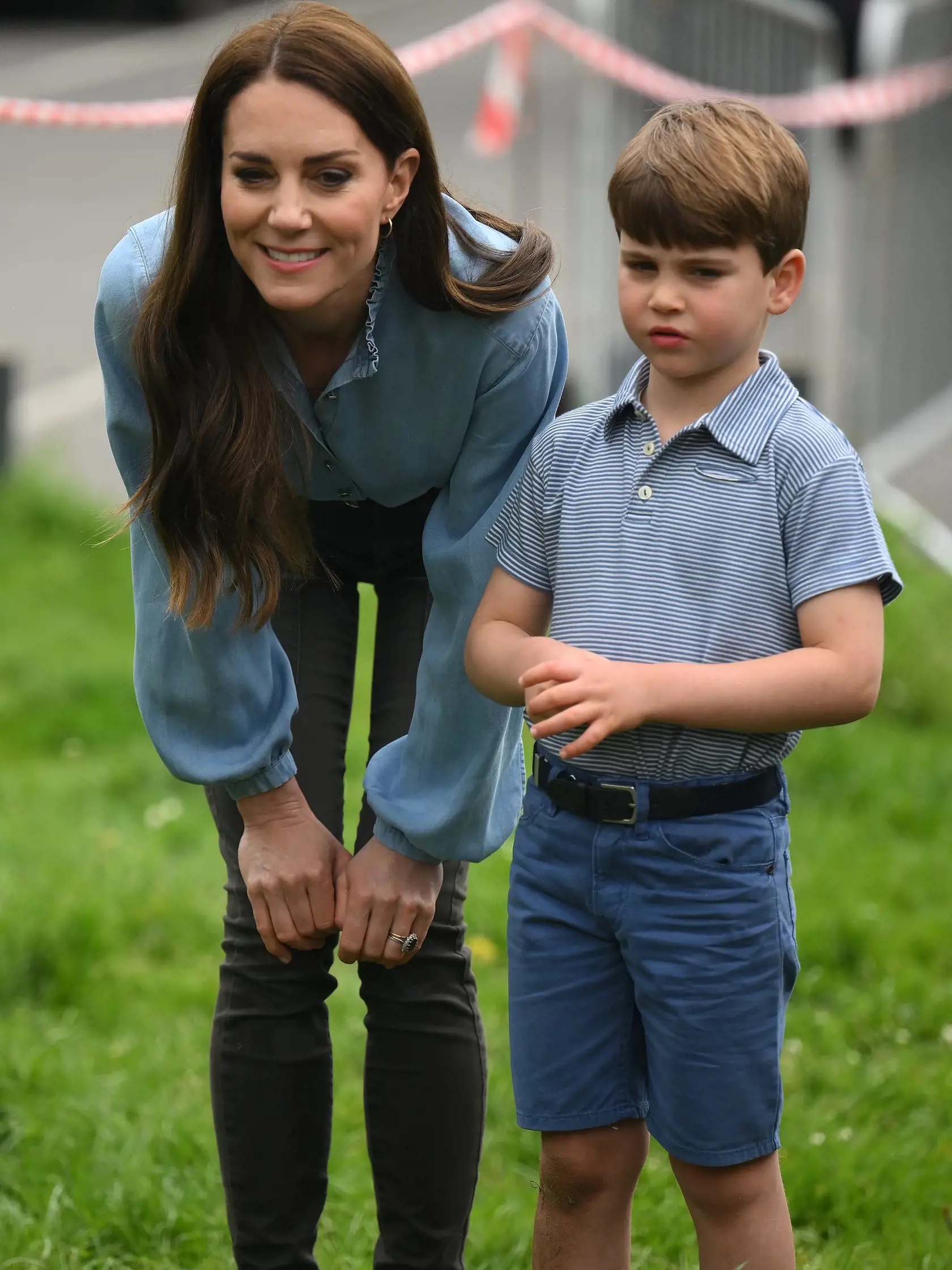 Princezná Kate a princ Louis na fotke z mája 2023