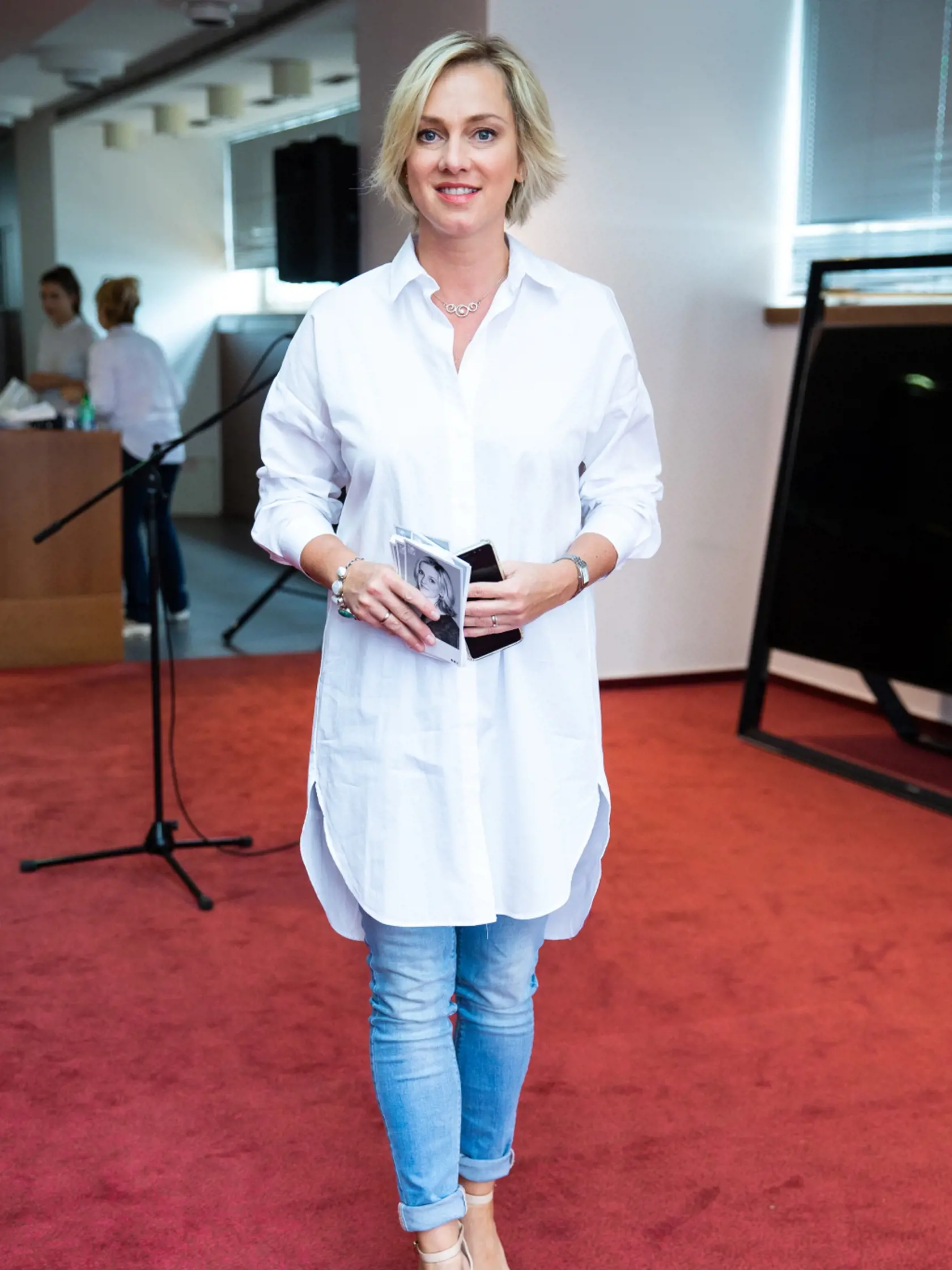 Monika Hilmerová do kontaktu s kostymérkou neprišla.