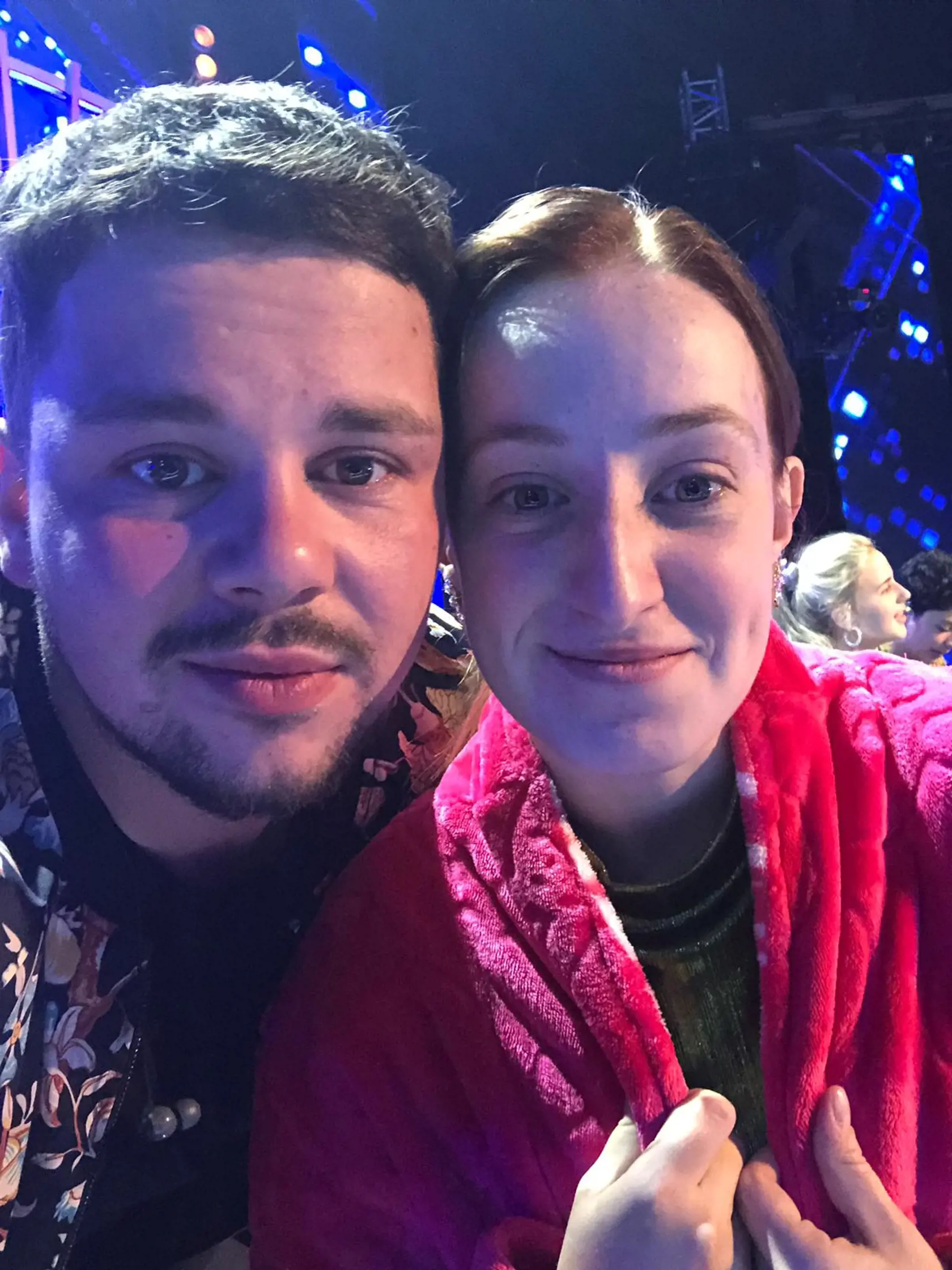 Martin Schreiner a Barbora Piešová si robili selfie.