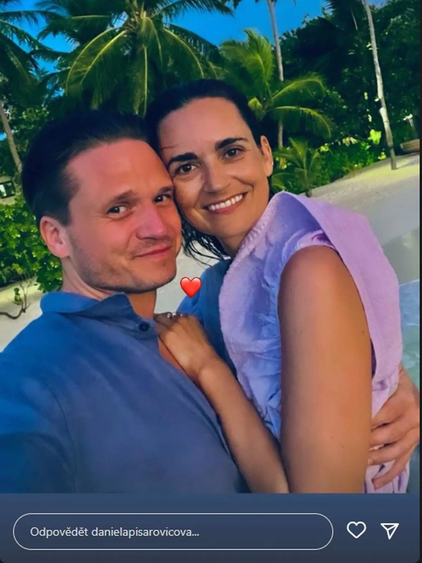 Daniela Písařovicová a Ondřej Brzobohatý.