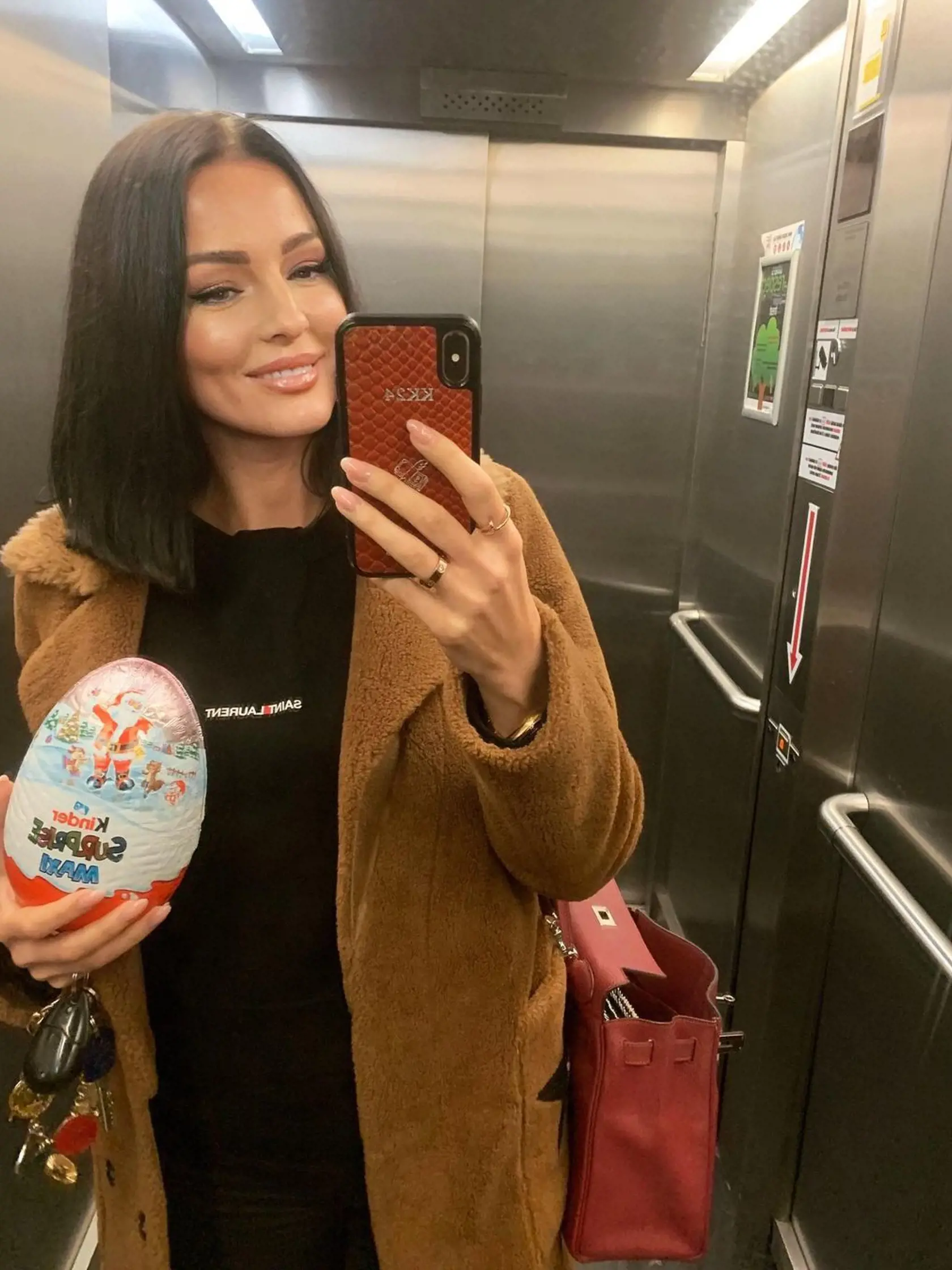 Kristína sa vo svojom tele nikdy necítila lepšie.
