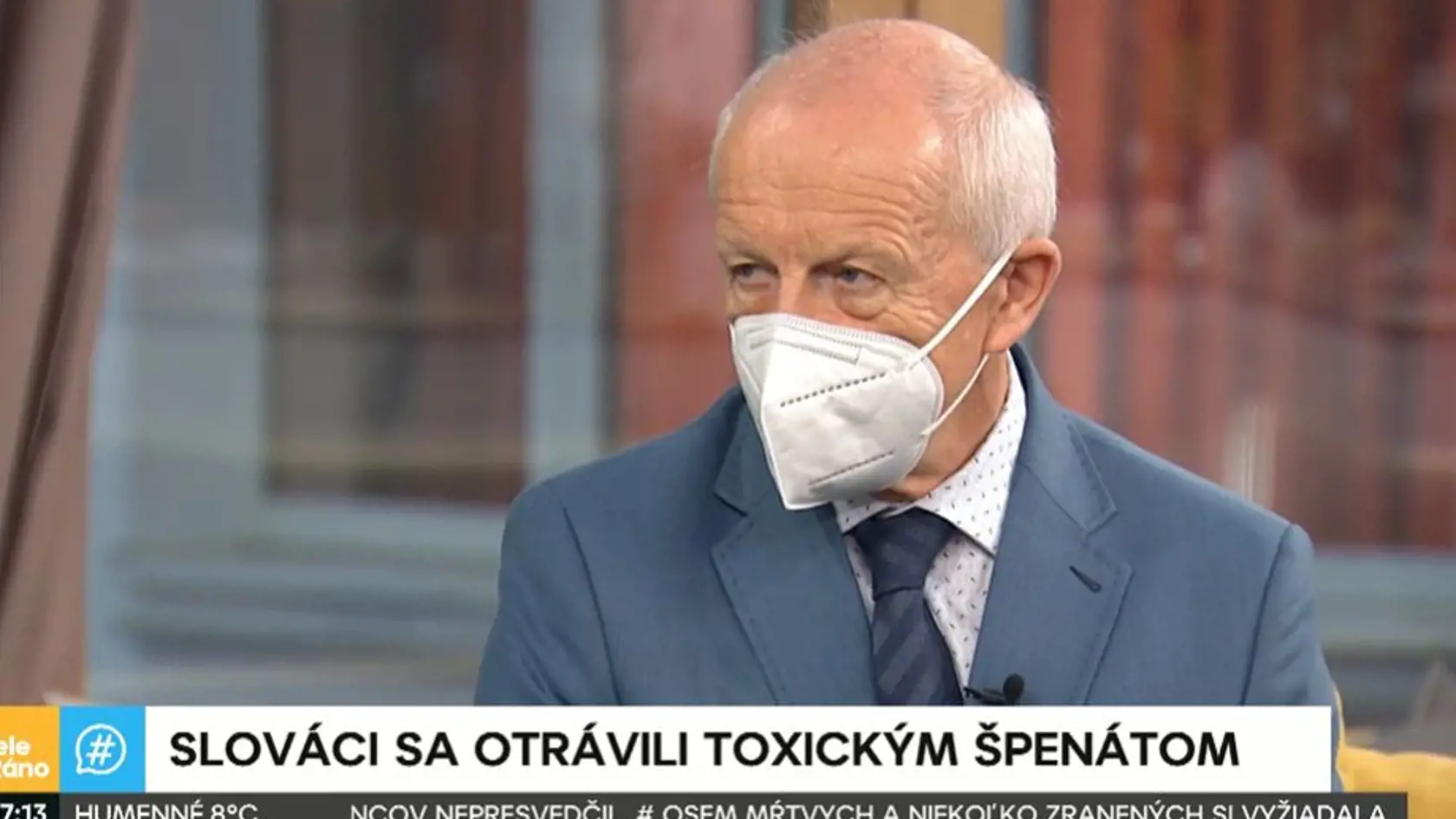 Riaditeľ Štátnej veterinárnej a potravinovej správy Jozef Bíreš počas návštevy Telerána.