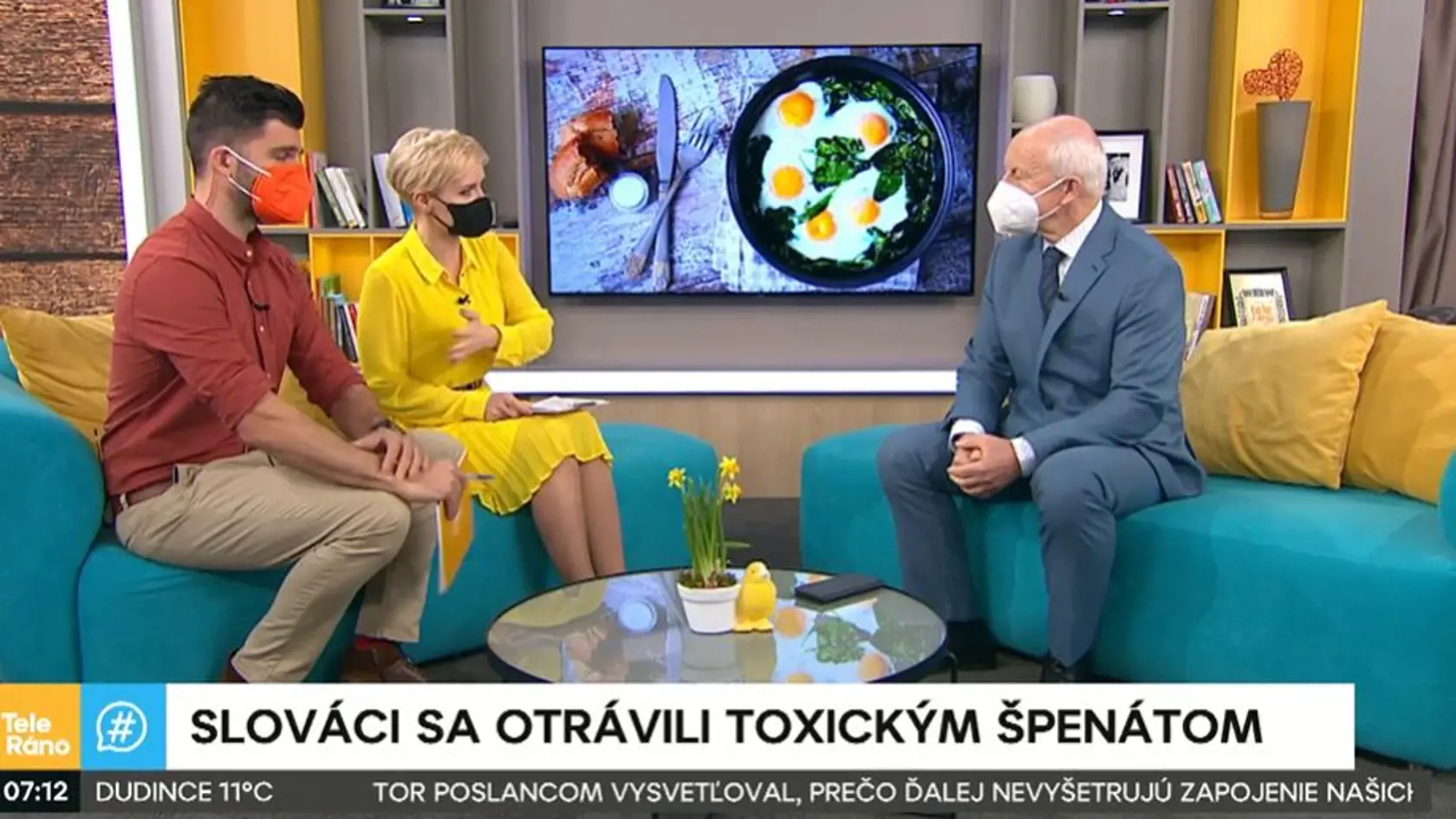 Riaditeľ Štátnej veterinárnej a potravinovej správy Jozef Bíreš počas návštevy Telerána.