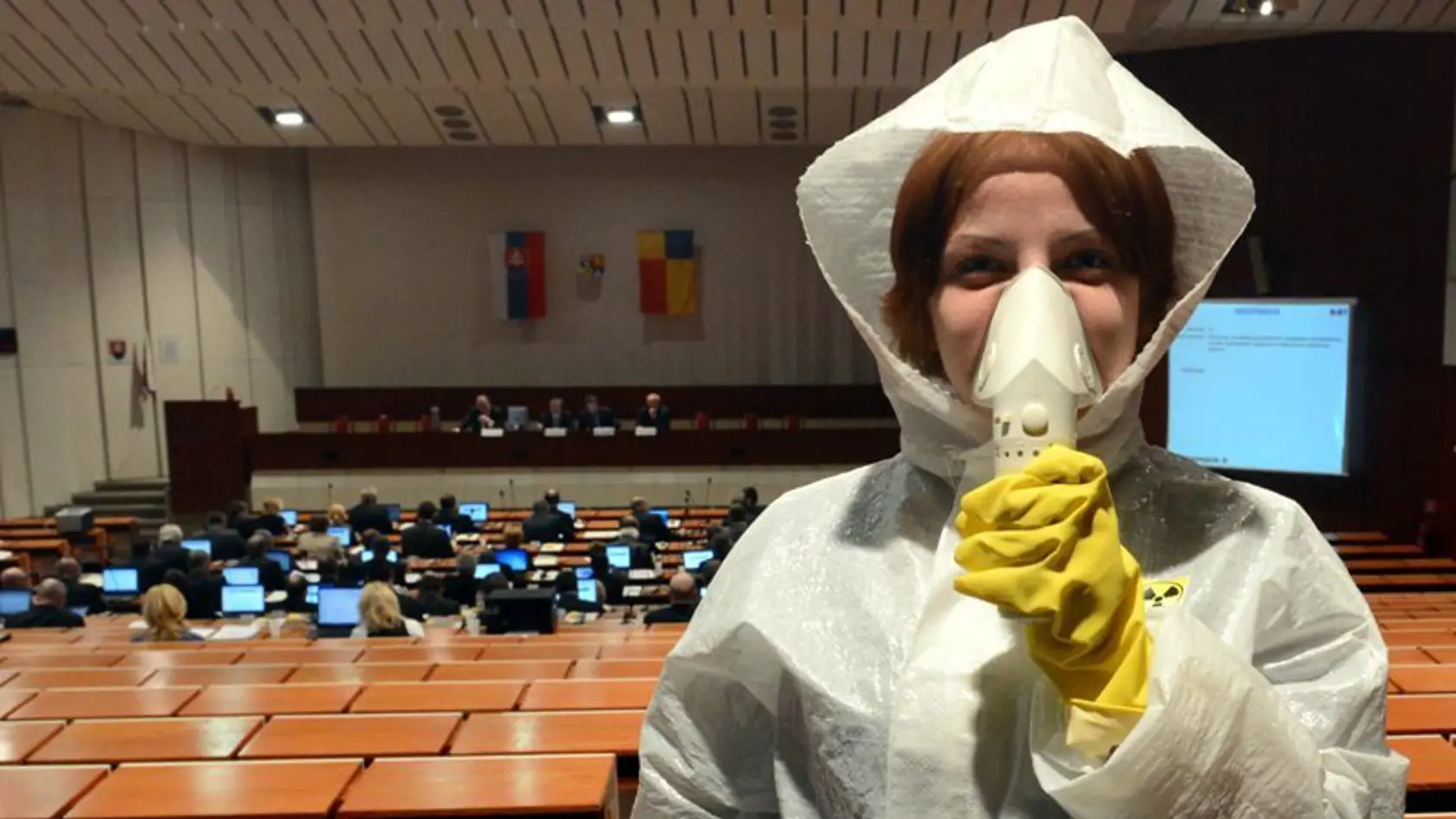 Aktivisti sú proti ťažbe uránu na Jahodnej pri Košiciach.