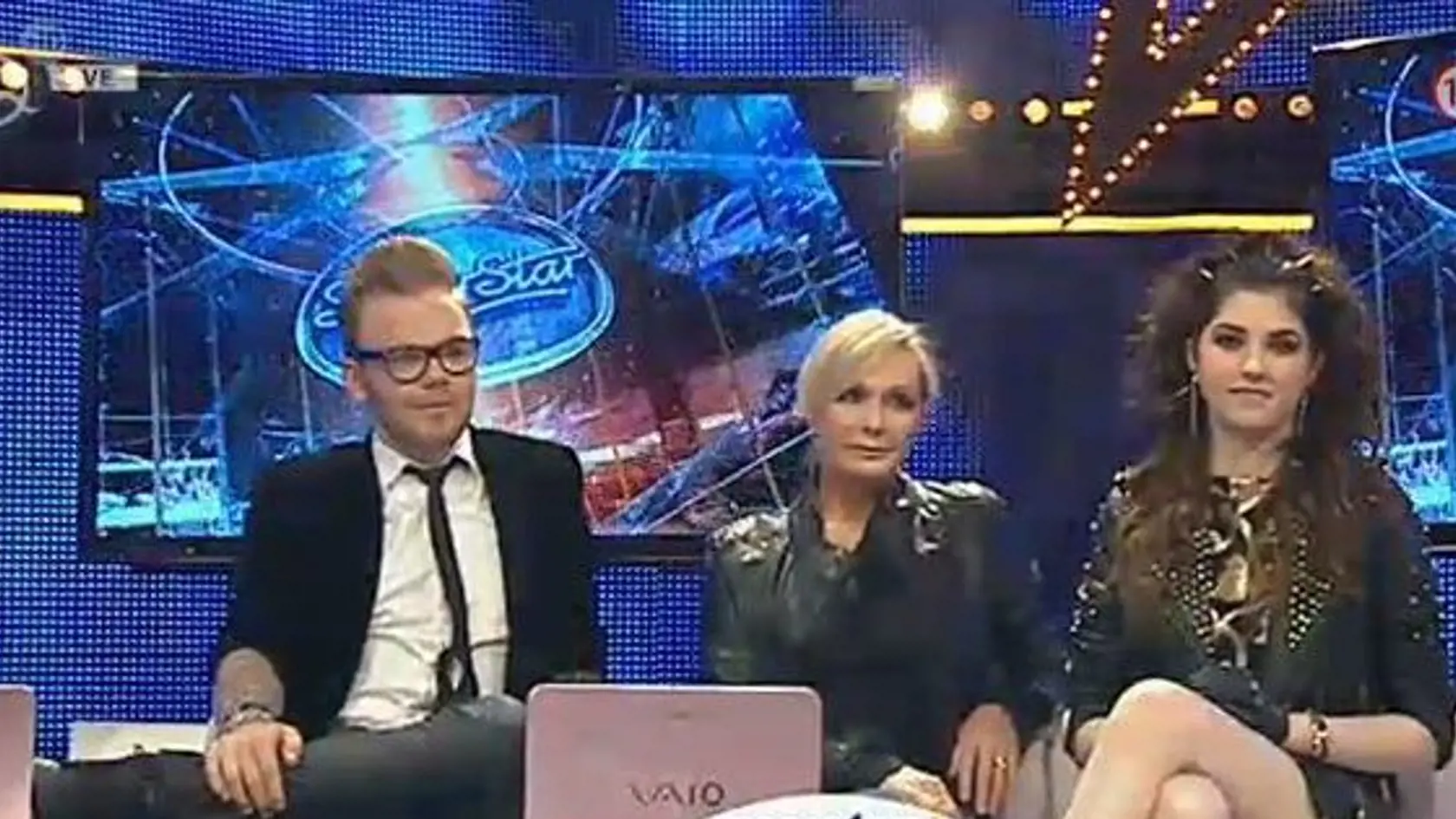 Grandfinále SuperStar: Hostia večera Jaro Smejkal, Helena Vondráčková a Celeste Buckingham.