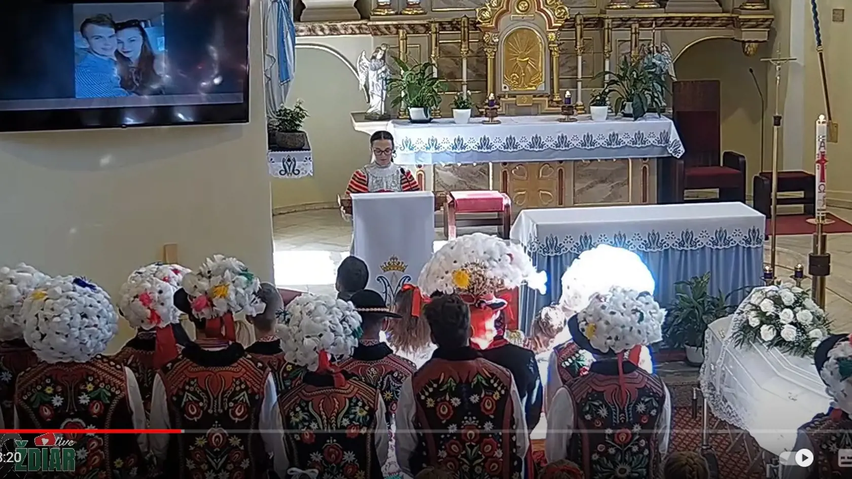 Príhovor smútočnému zhromaždeniu.
