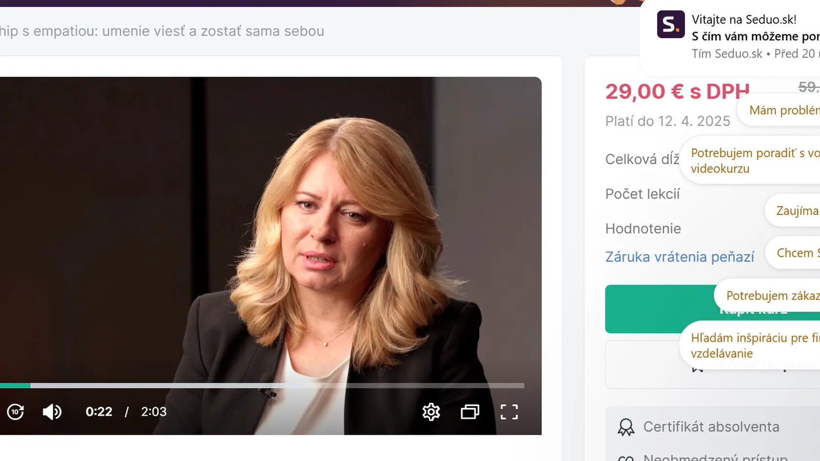 Po návrate zo Stanfordu začína svoje plány napĺňať. Exprezidentka Zuzana Čaputová rozbehla nový biznis. 