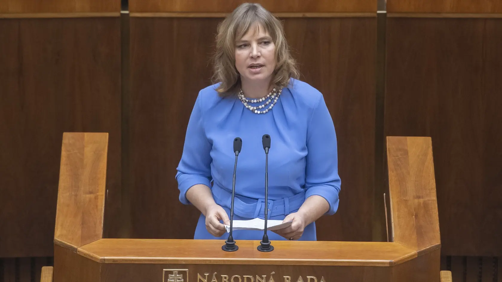 Na snímke ministerka investícií, regionálneho rozvoja a informatizácie SR Veronika Remišová (Za ľudí).