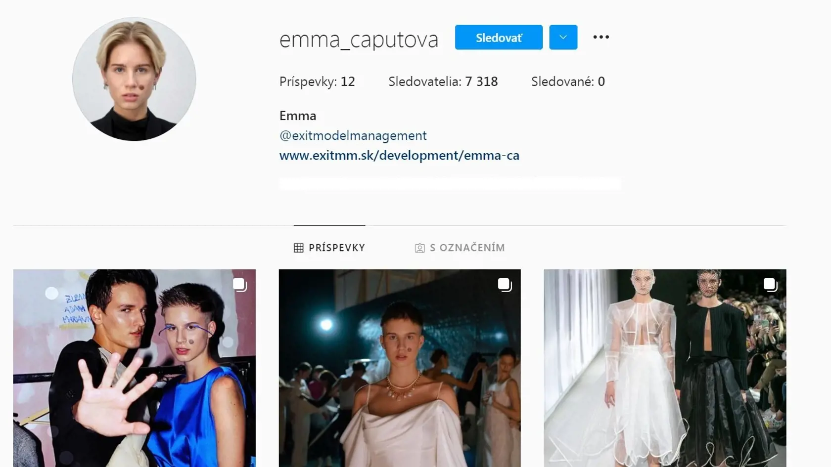 Emma Čaputová má už na Instagrame vlastný verený profil.