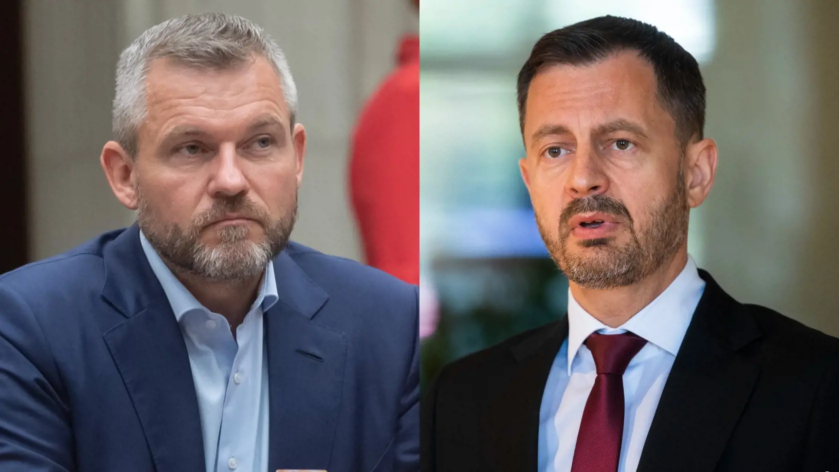 Peter Pellegrini a Eduard Heger