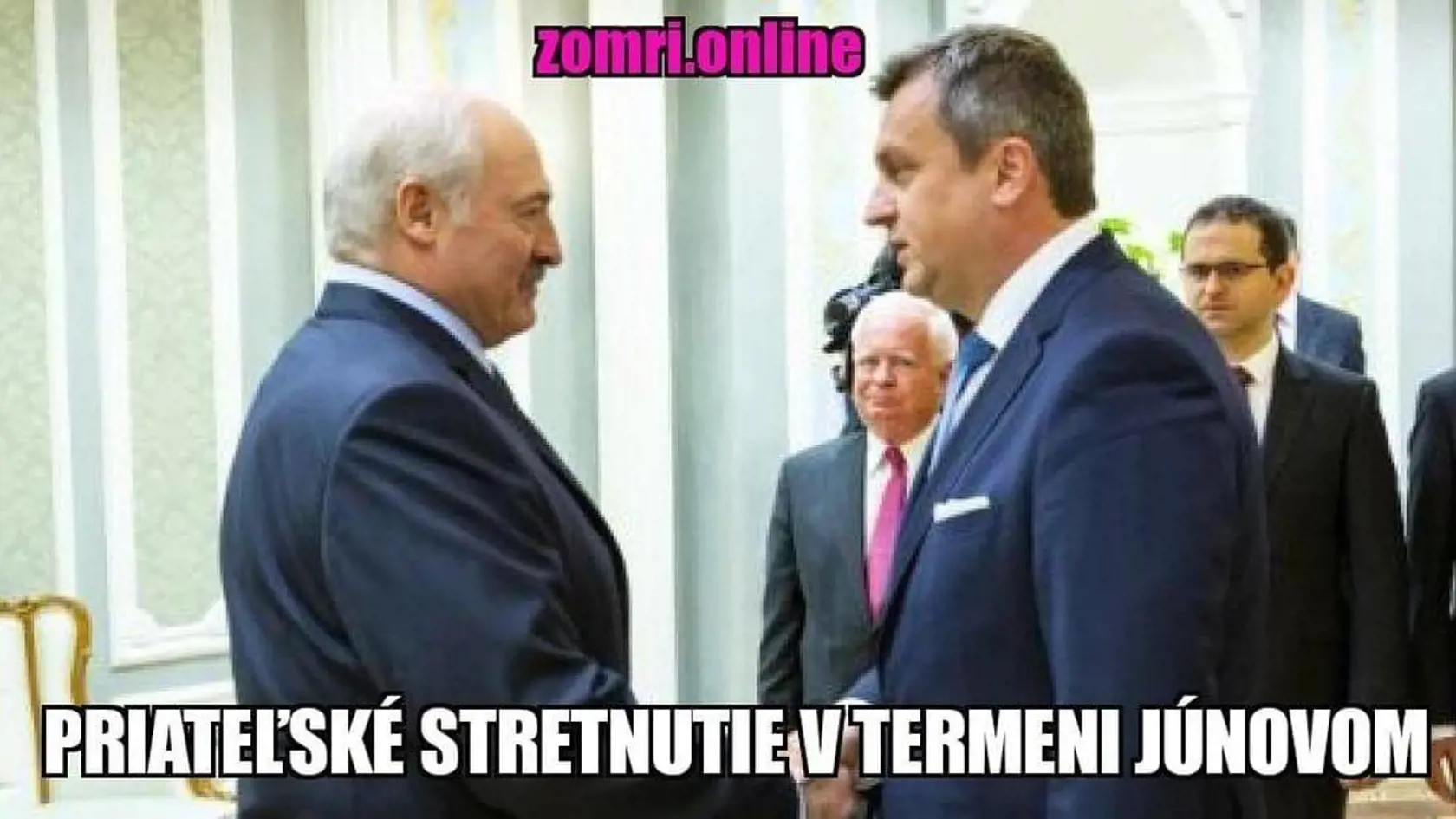 Andrej Danko si zaletel do Bieloruska.
