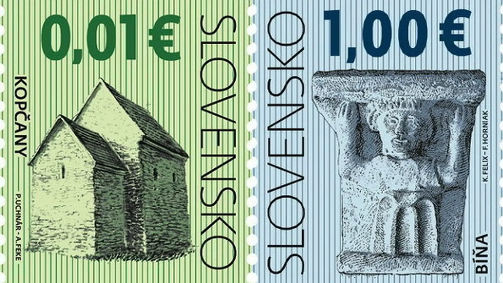 Slovenská pošta pripravila v súvislosti s prechodom na euro nové známky.