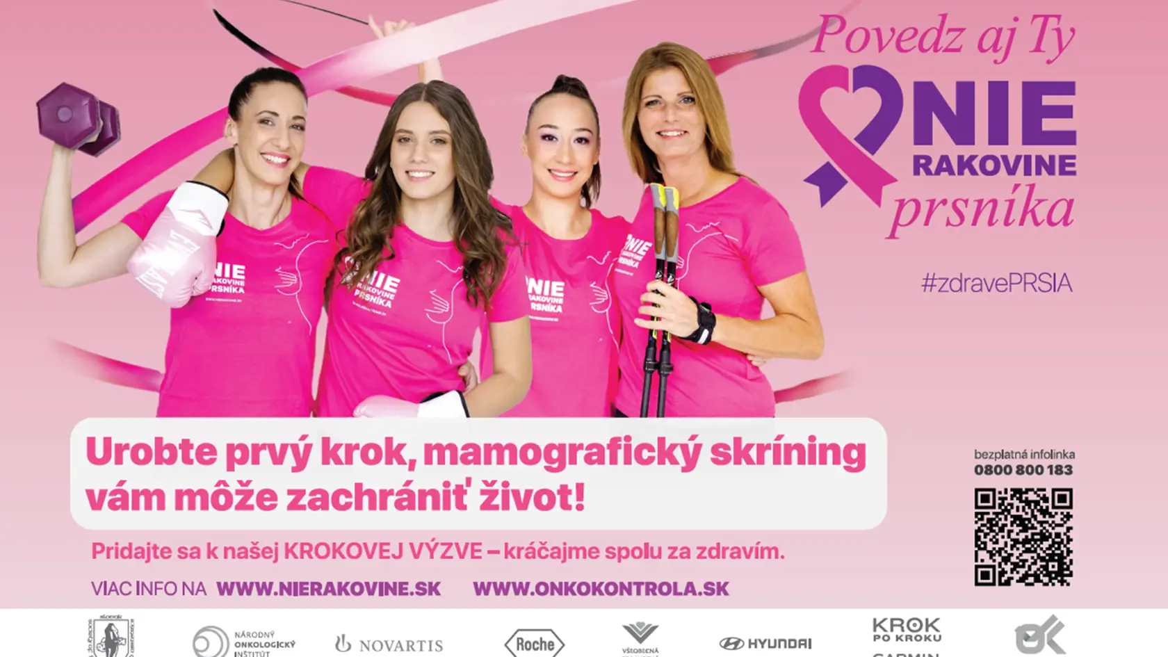 Povedz aj Ty NIE RAKOVINE prsníka!