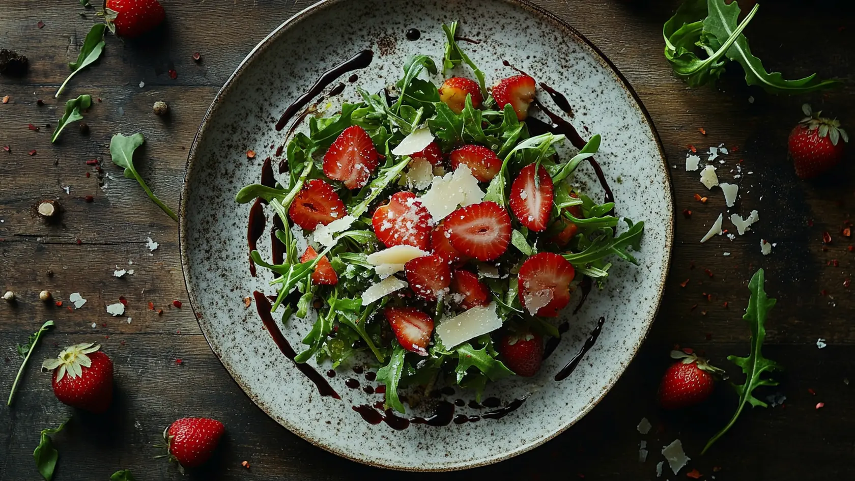 Syr a ovocie sú skvelá kombinácia! Skúste svieži šalát s jahodami a parmezánom. 