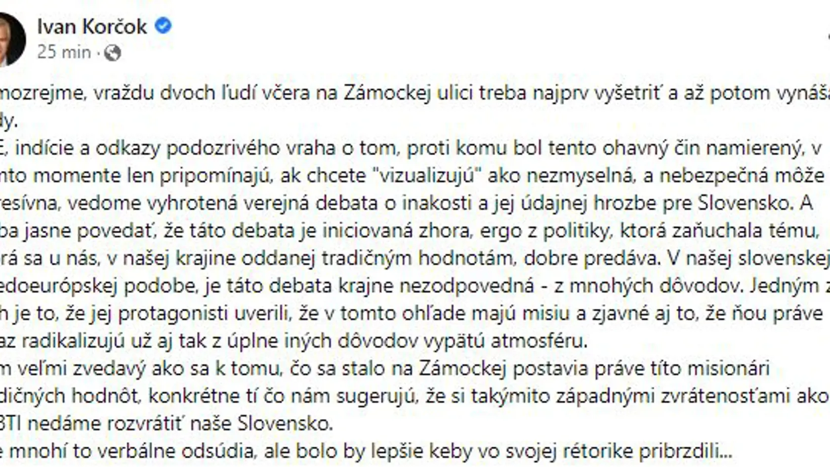 Ivan Korčok - exminister zahraničných vecí